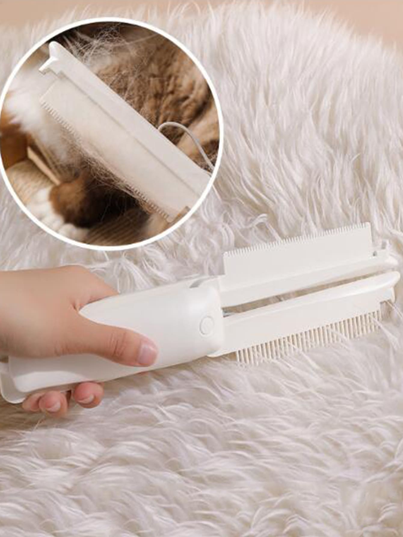 1pc Random Color Pet Hair Remover Comb