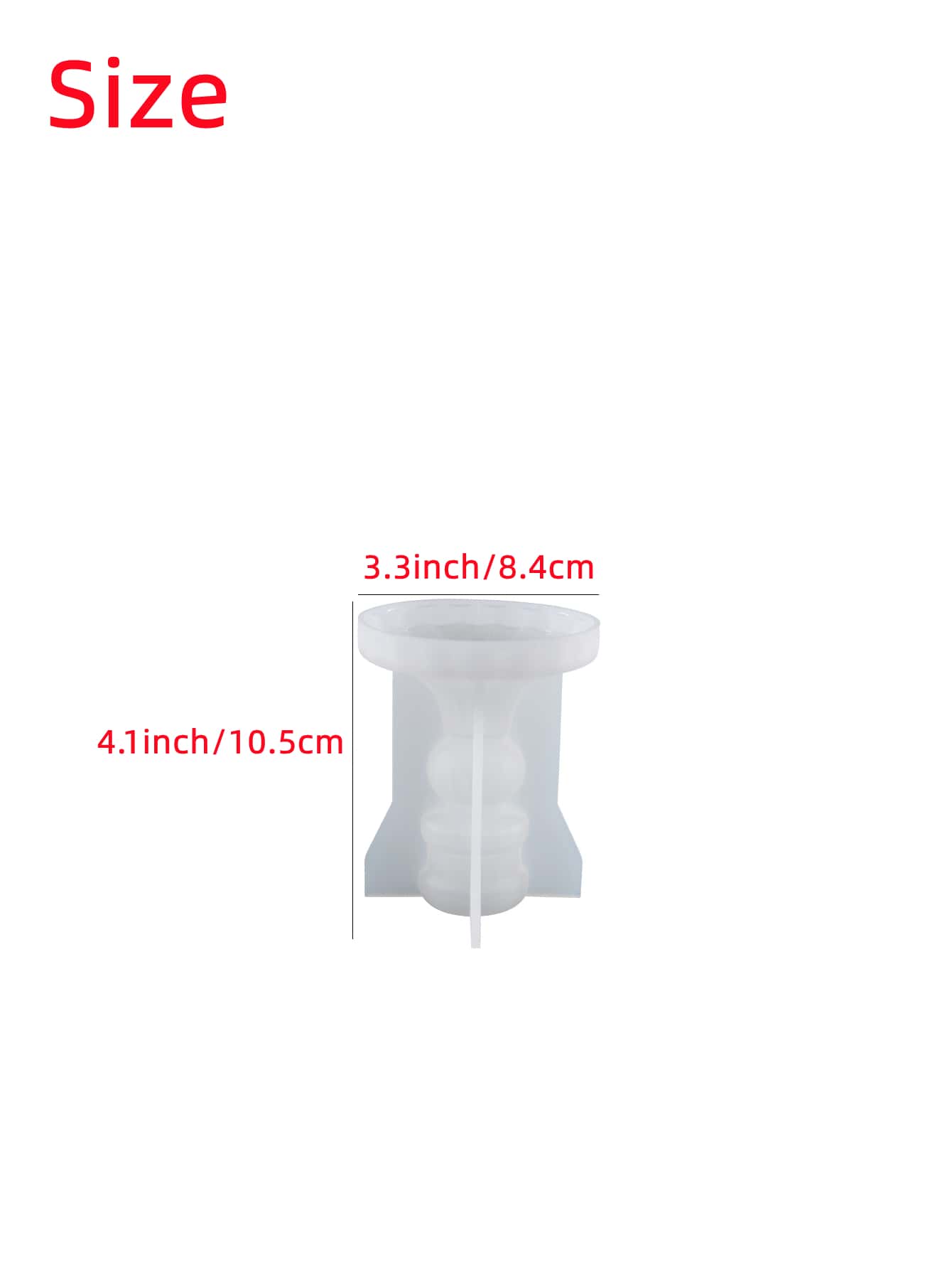 1pc Candle Holder Design DIY Silicone Mold