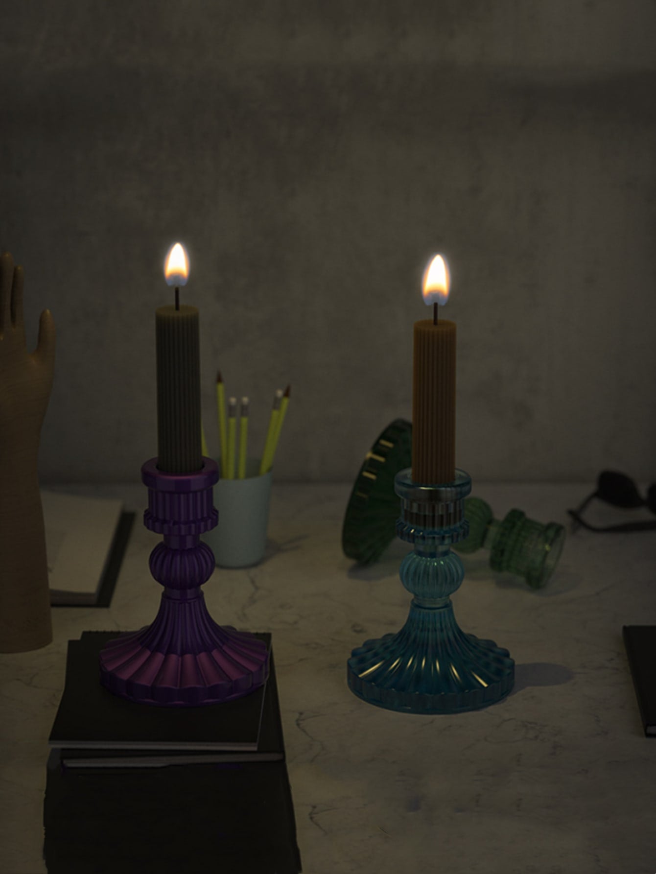 1pc Candle Holder Design DIY Silicone Mold