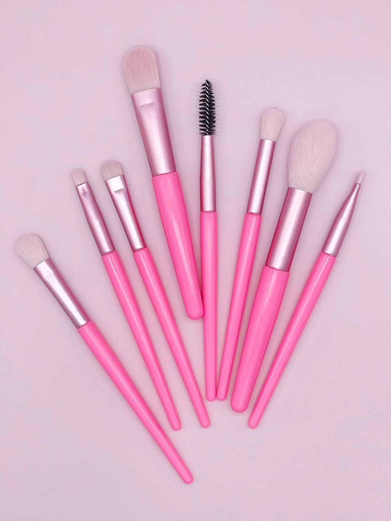 8pcs Portable Soft Makeup Brushes Set For Eyeshadow Foundation Powder Concealer Lip Blush Makeup