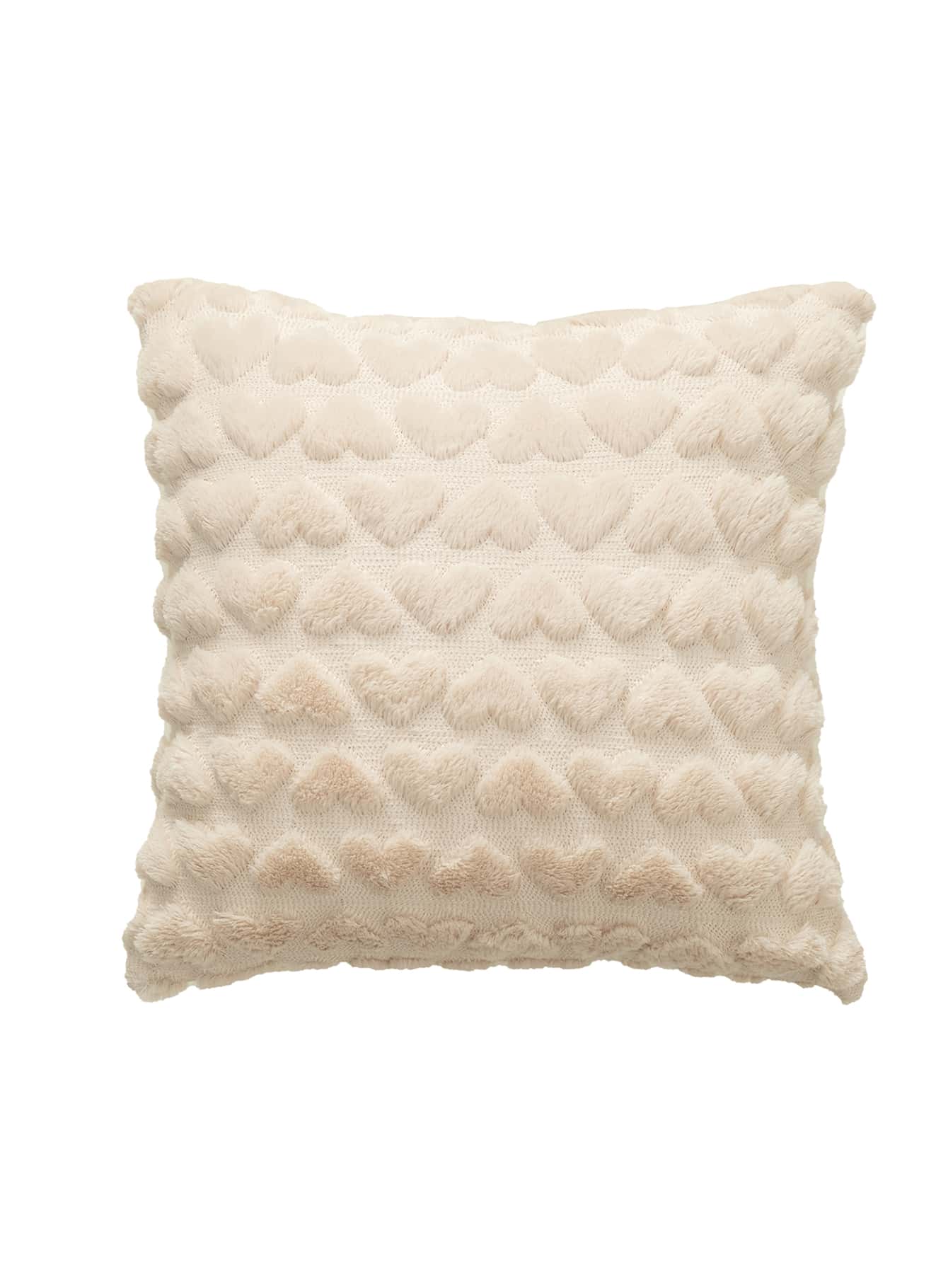 Heart Pattern Cushion Cover Without Filler