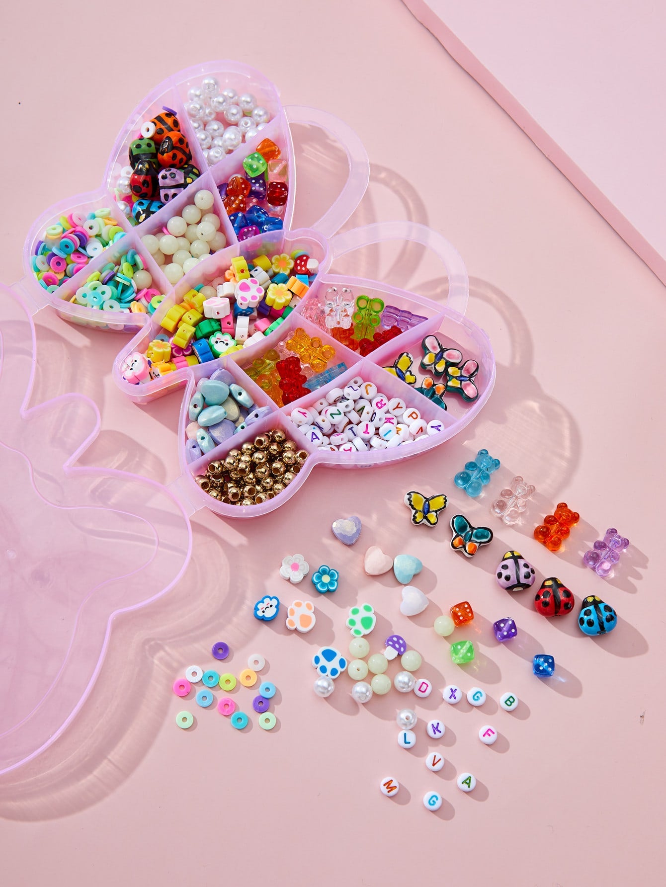 1box Random Color Butterfly Decor DIY Jewelry Accessory