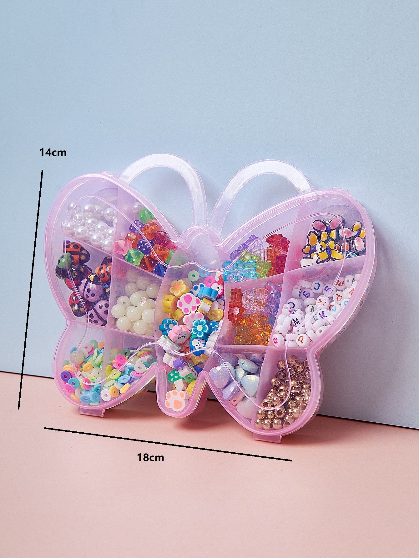 1box Random Color Butterfly Decor DIY Jewelry Accessory