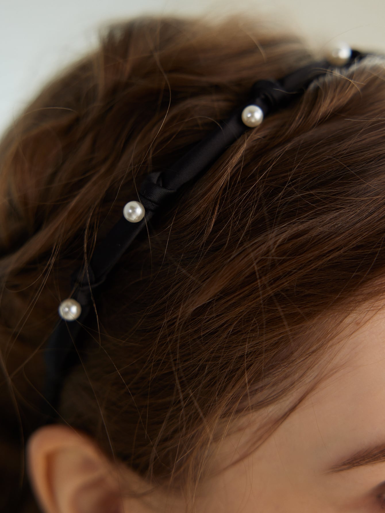 ROMWE Sweetness Retro Faux Pearl Decor Headband