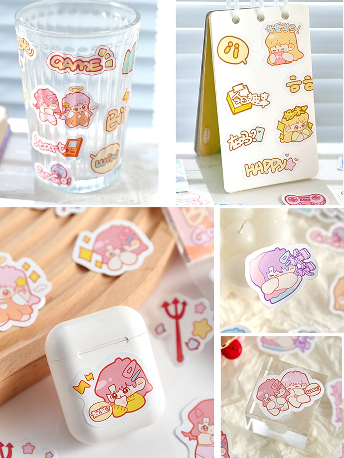 40pcs Cartoon Graphic Random Sticker