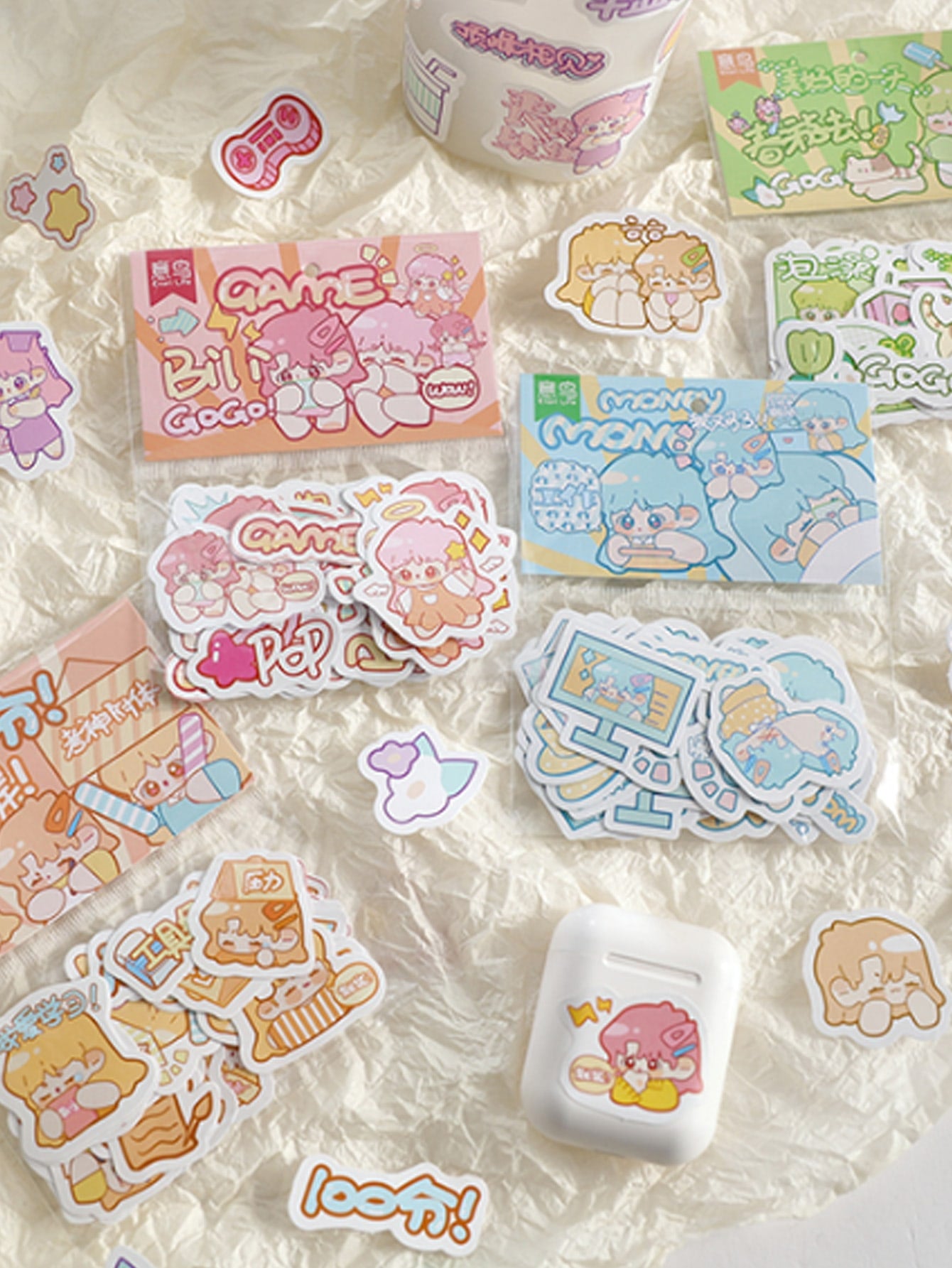 40pcs Cartoon Graphic Random Sticker