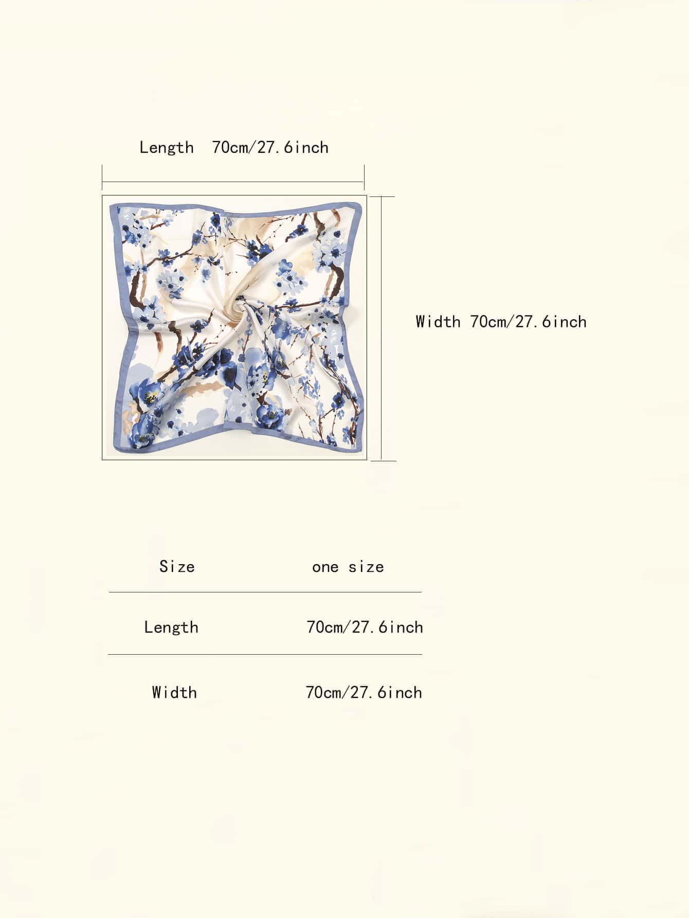 Floral Print Bandana