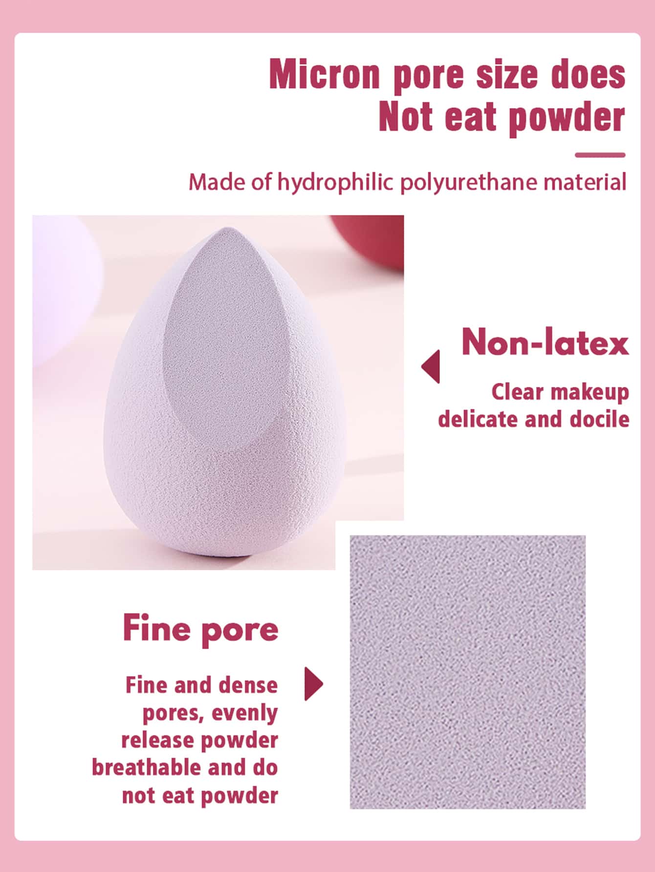 4pcs Makeup Sponge 1pc Storage Box