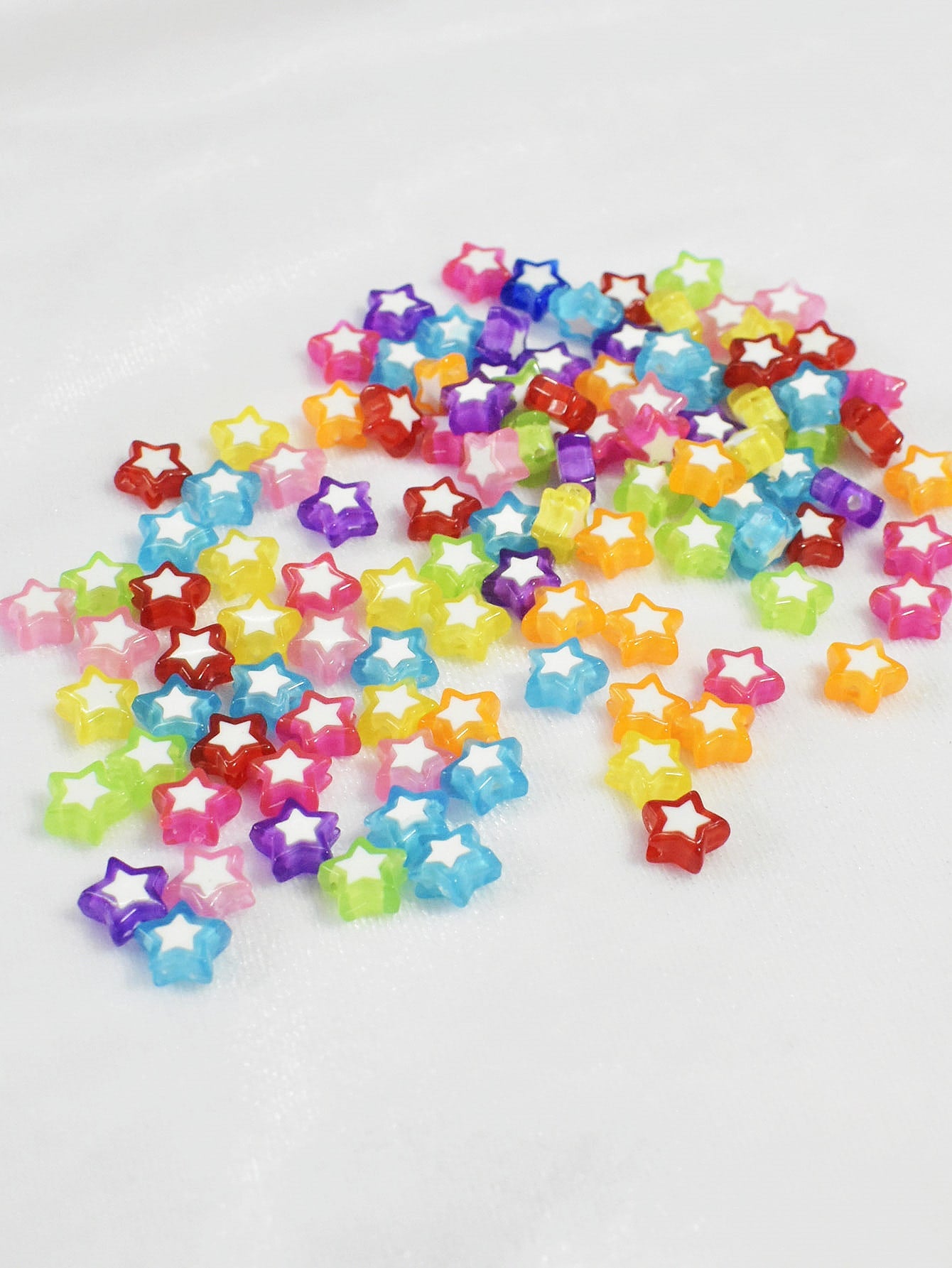 1box Heart Shaped DIY Bead 1box Elastic String