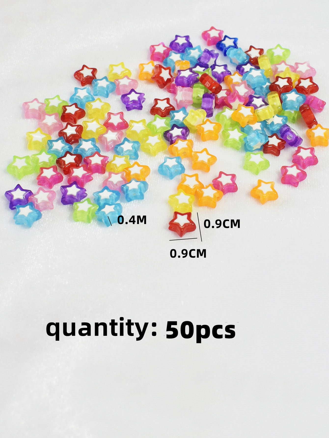 1box Heart Shaped DIY Bead 1box Elastic String