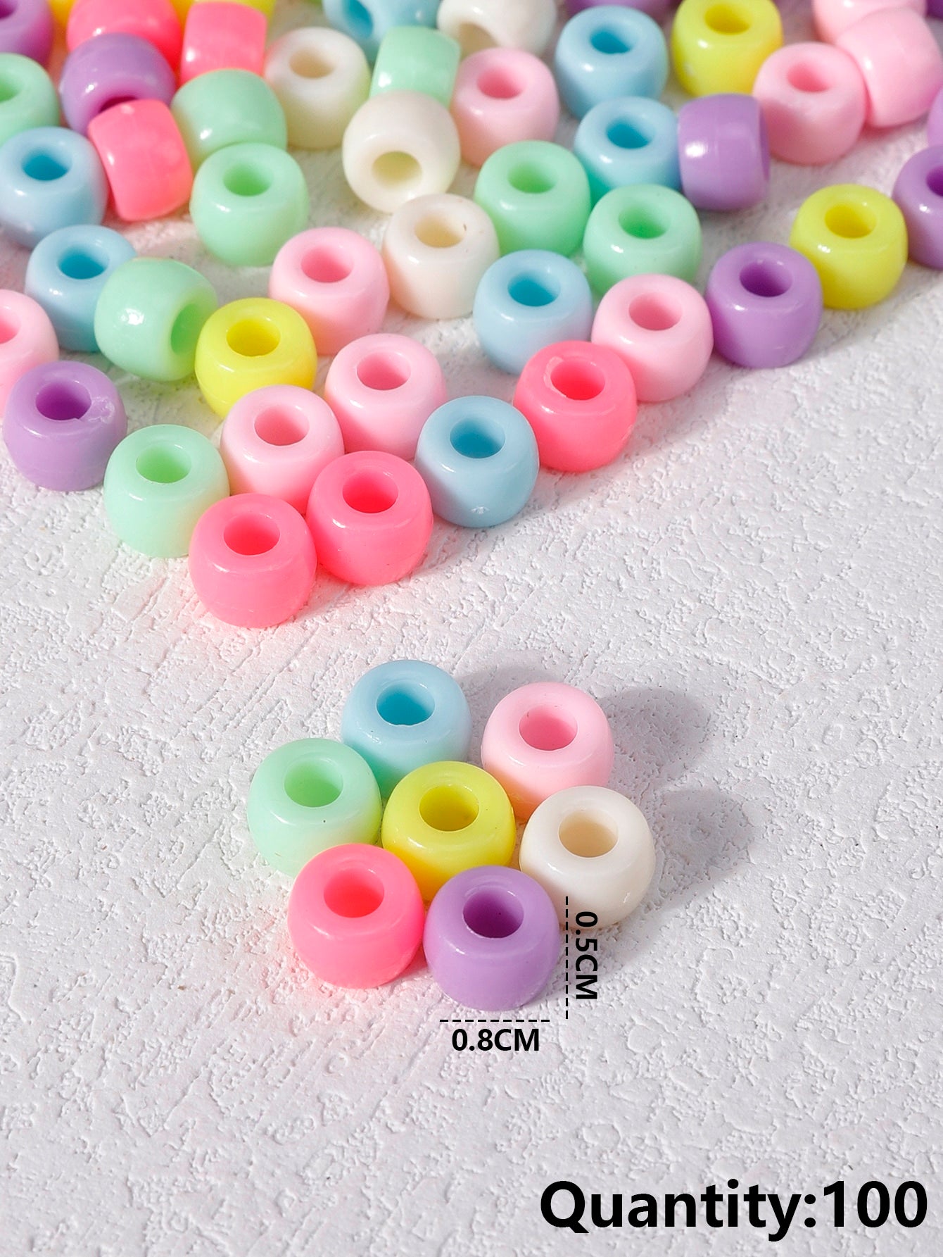 100pcs Random Color DIY Bead