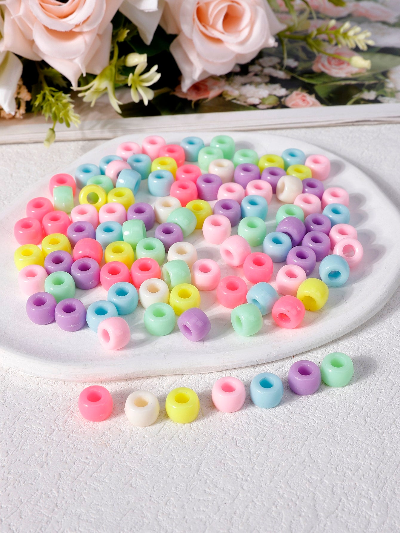 100pcs Random Color DIY Bead