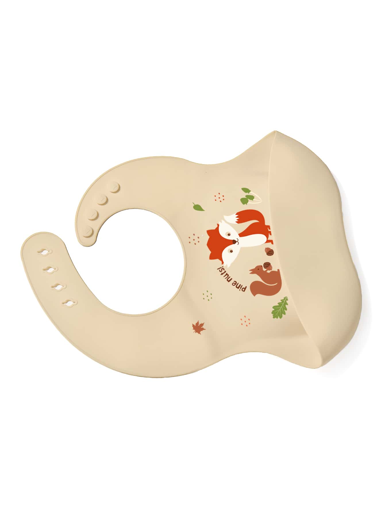 1pc Baby Squirrel Pattern Bib