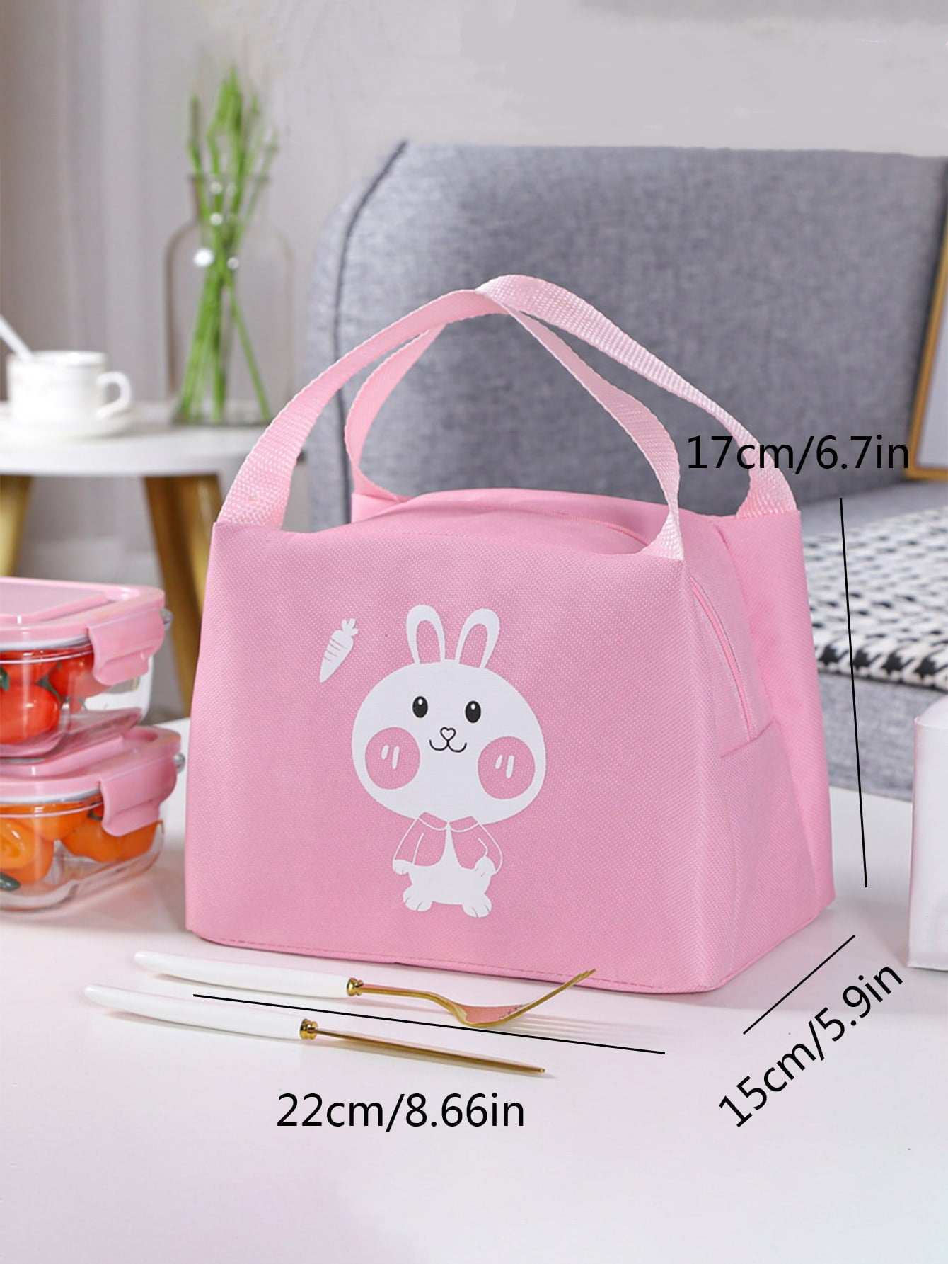 Cartoon Graphic Lunch Bag