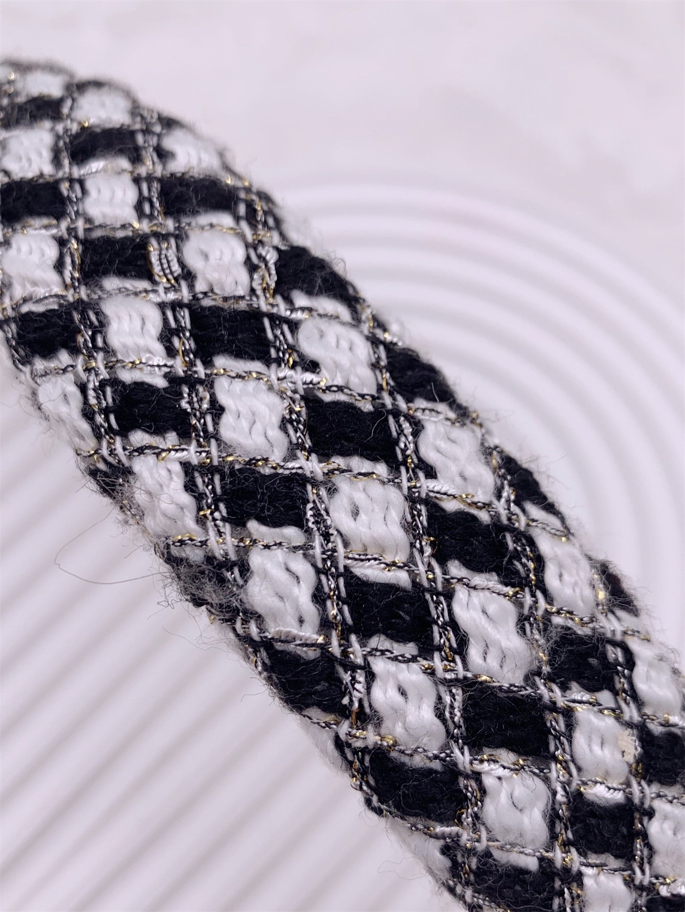 Checkered Pattern Headband