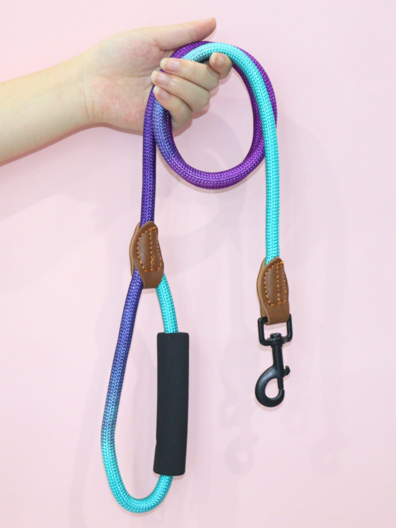 1pc Colorblock Pet Leash