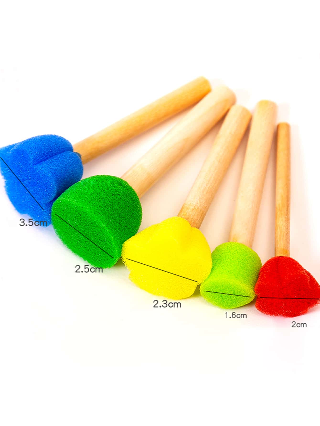 5pcs Mixed Pattern Painting Sponge