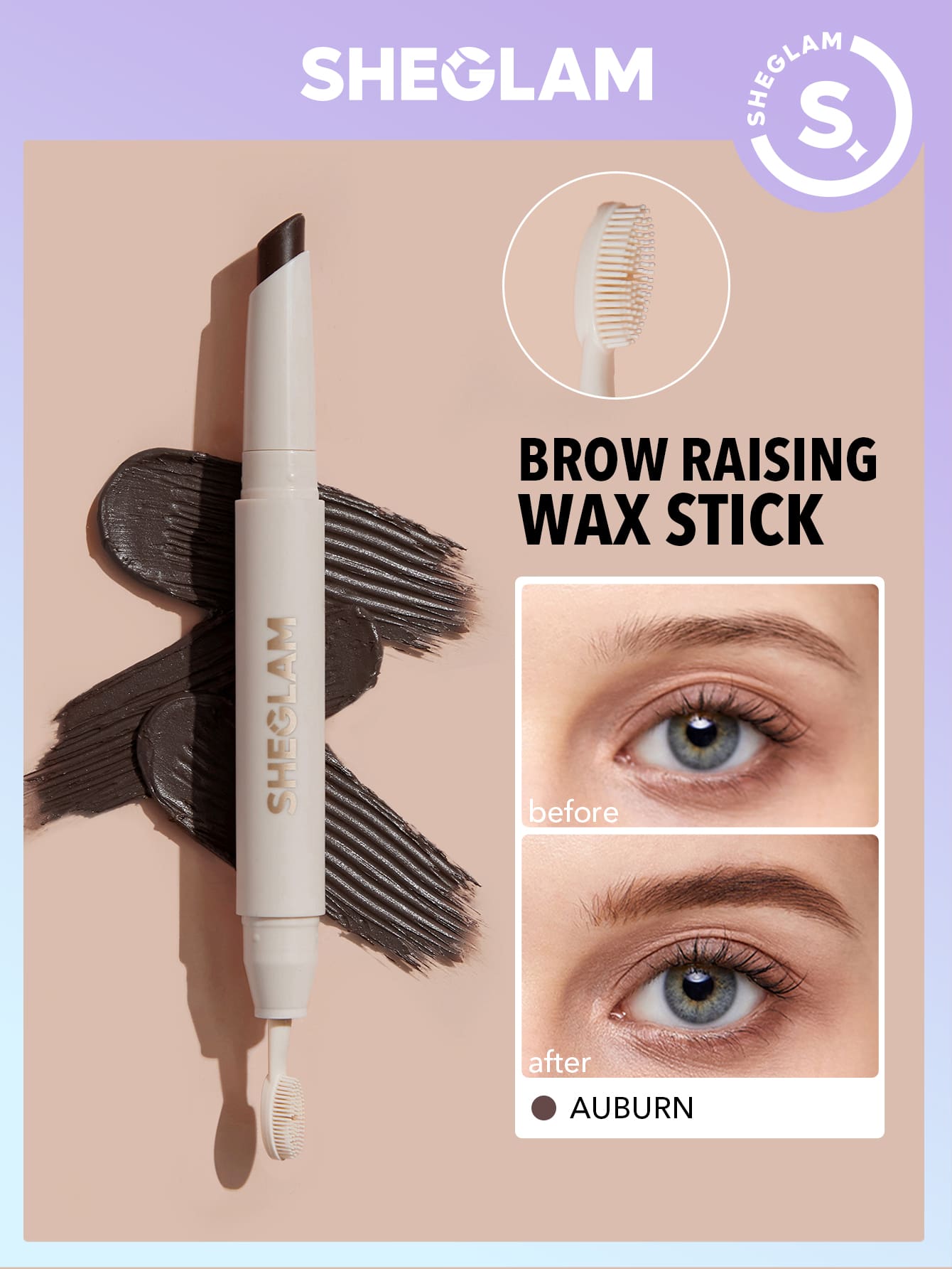 SHEGLAM Brow Raising Wax Stick Taupe