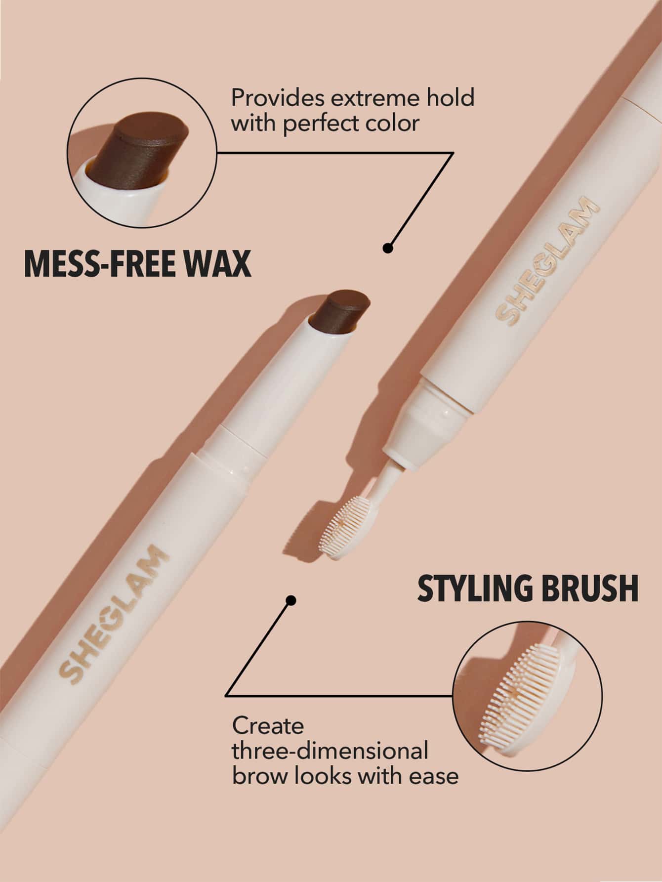 SHEGLAM Brow Raising Wax Stick Taupe