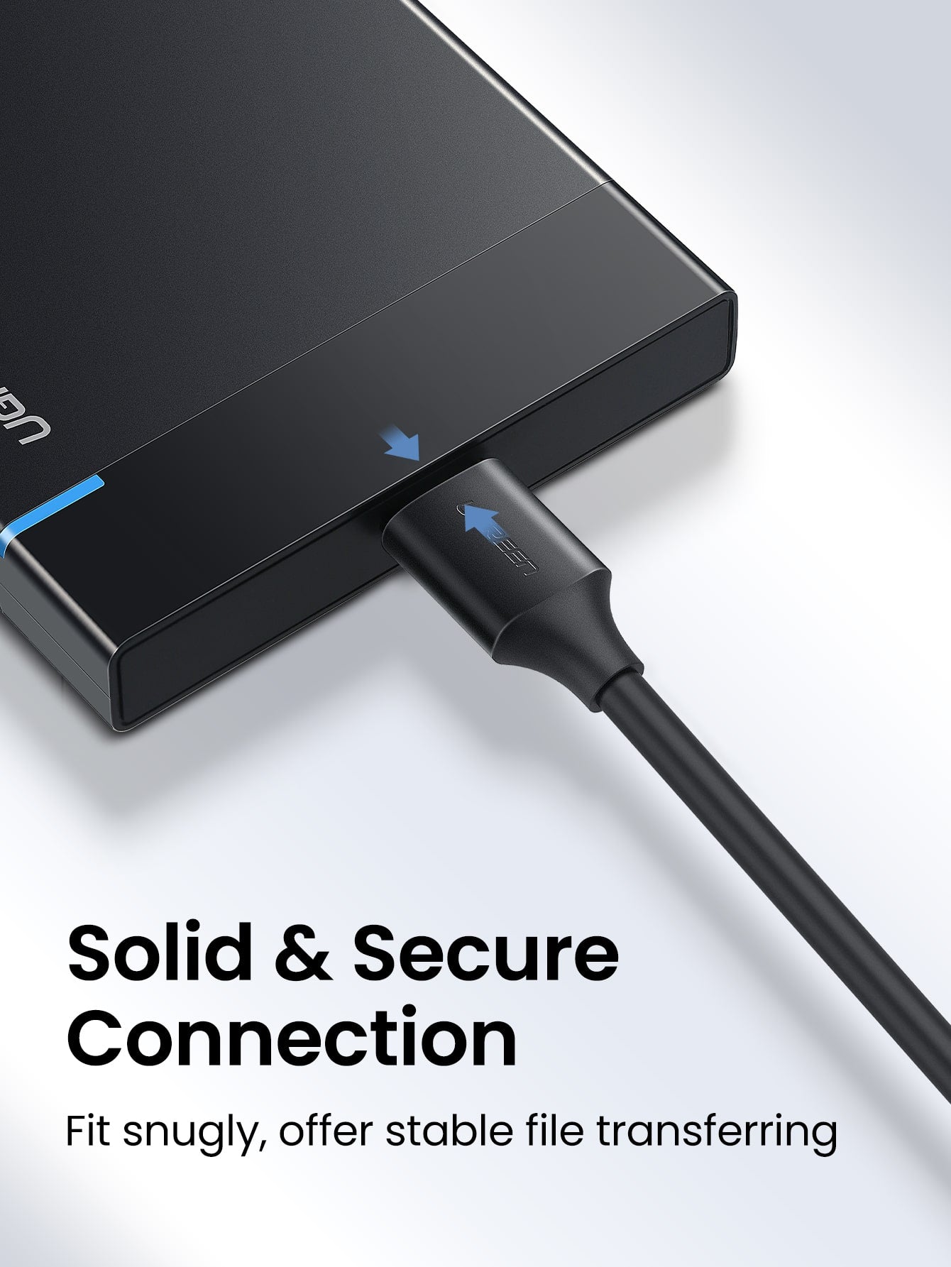 UGREEN 1pc Type C To Micro USB Hard Disk Cable