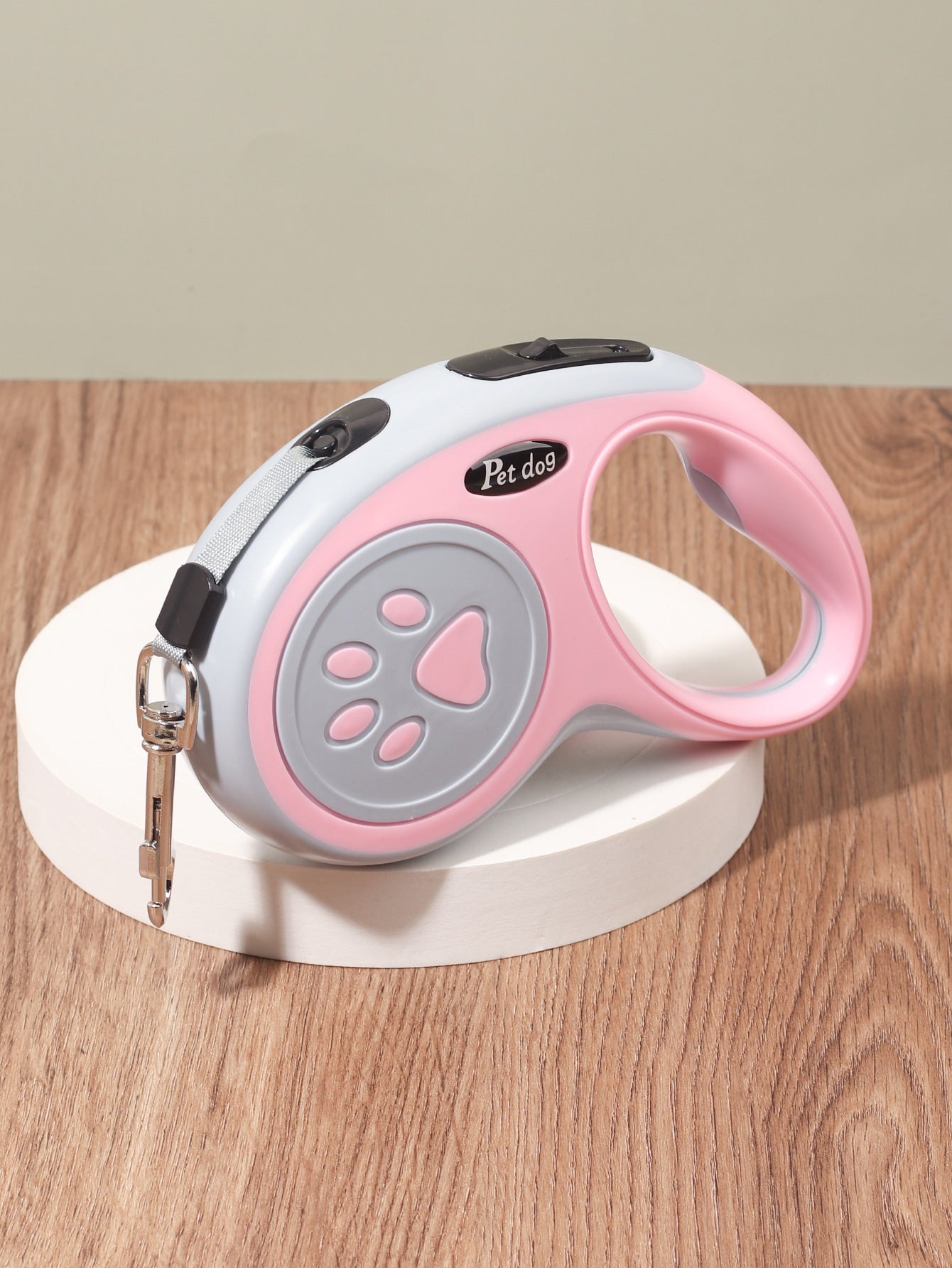 1pc 5M Automatic Paw Print Pet Leash