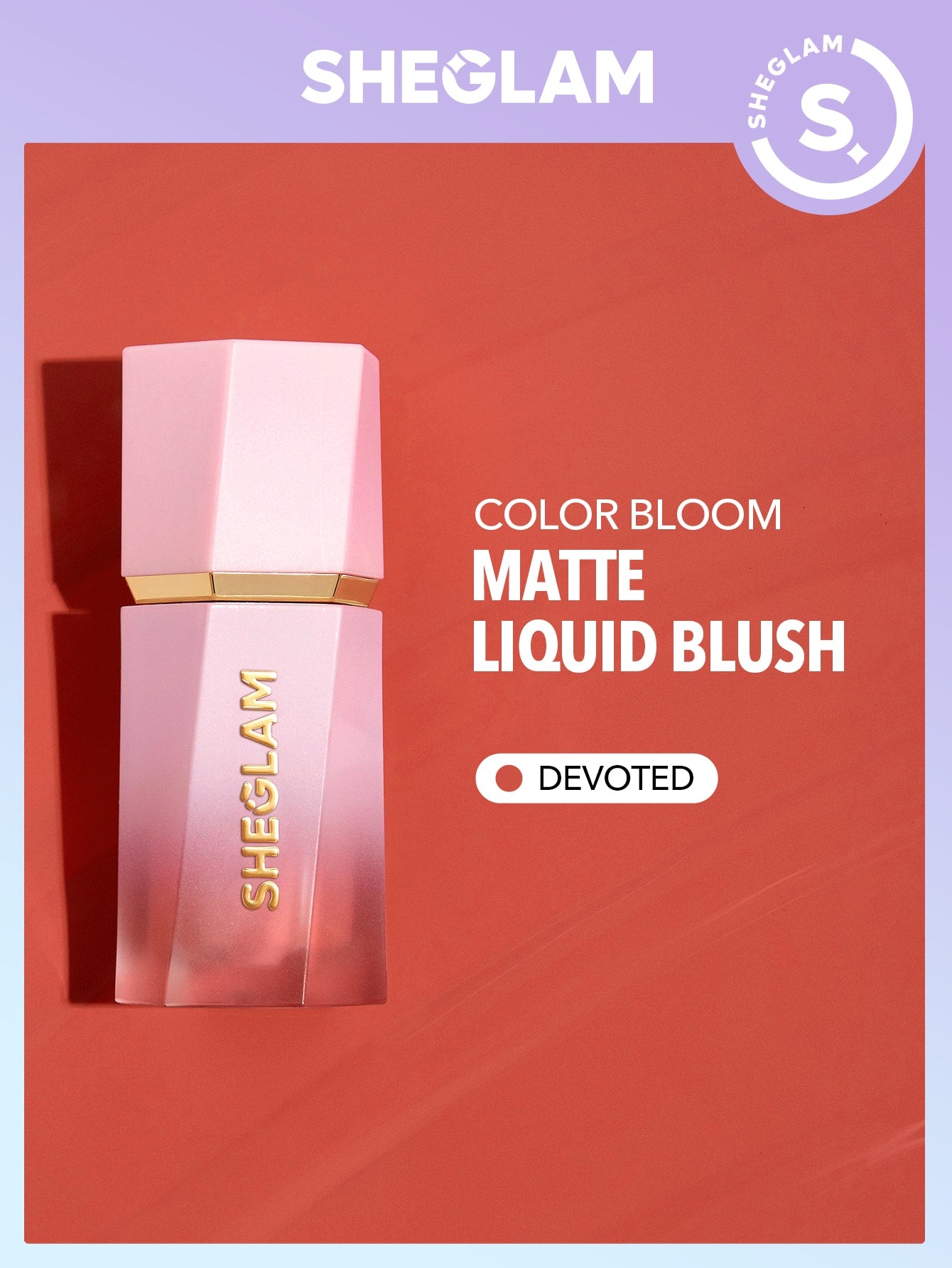 SHEGLAM Color Bloom Liquid Blush Matte Finish Float On