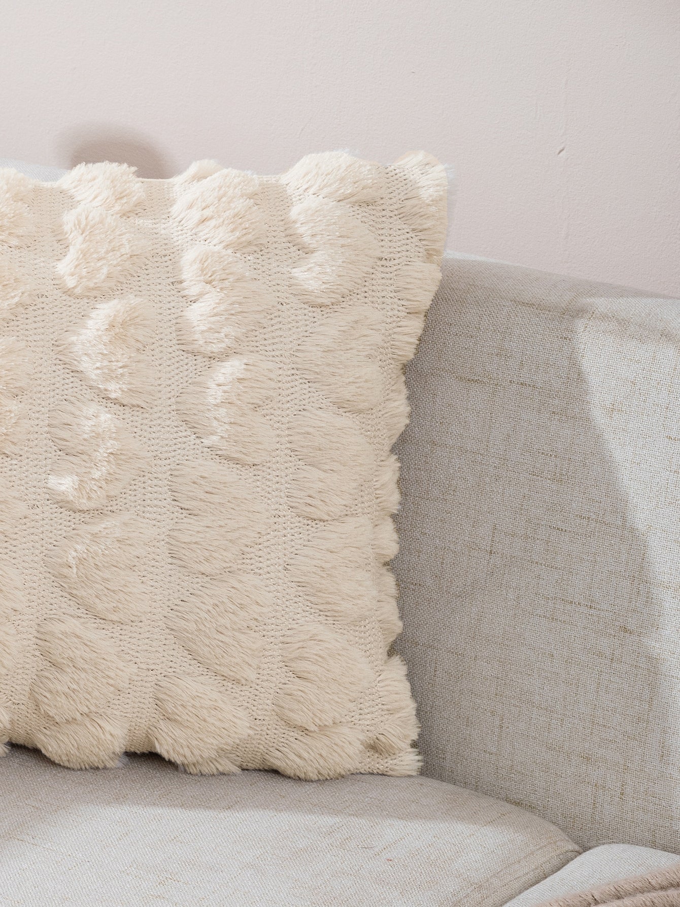 Heart Pattern Cushion Cover Without Filler
