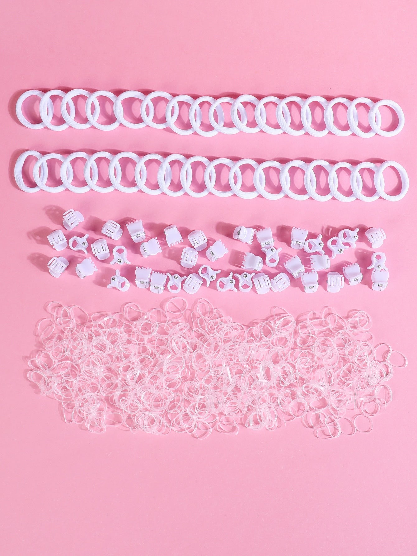 1box Girls Hair Claw Hair Tie Set
