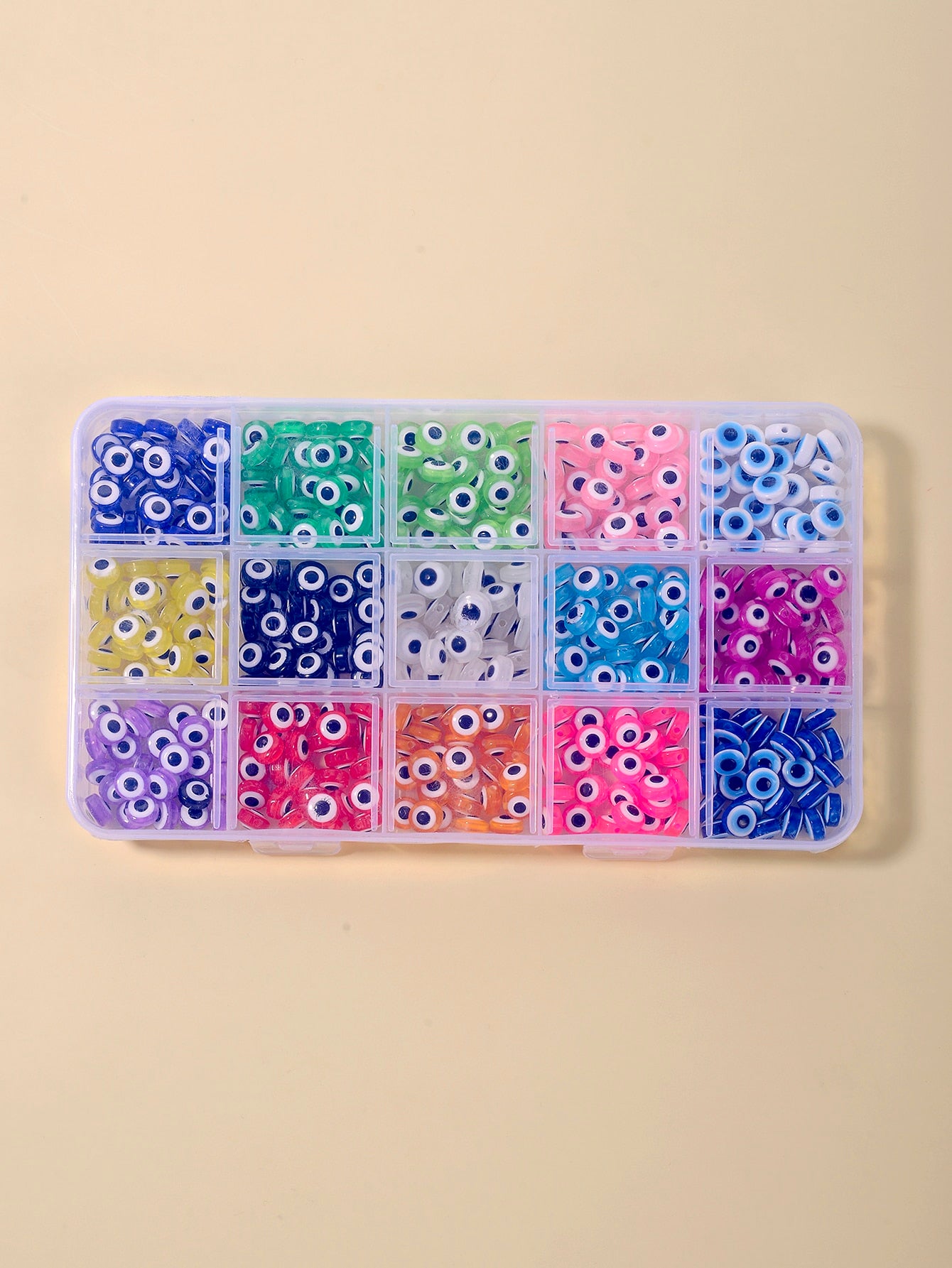 1box Evil Eye Shaped DIY Bead