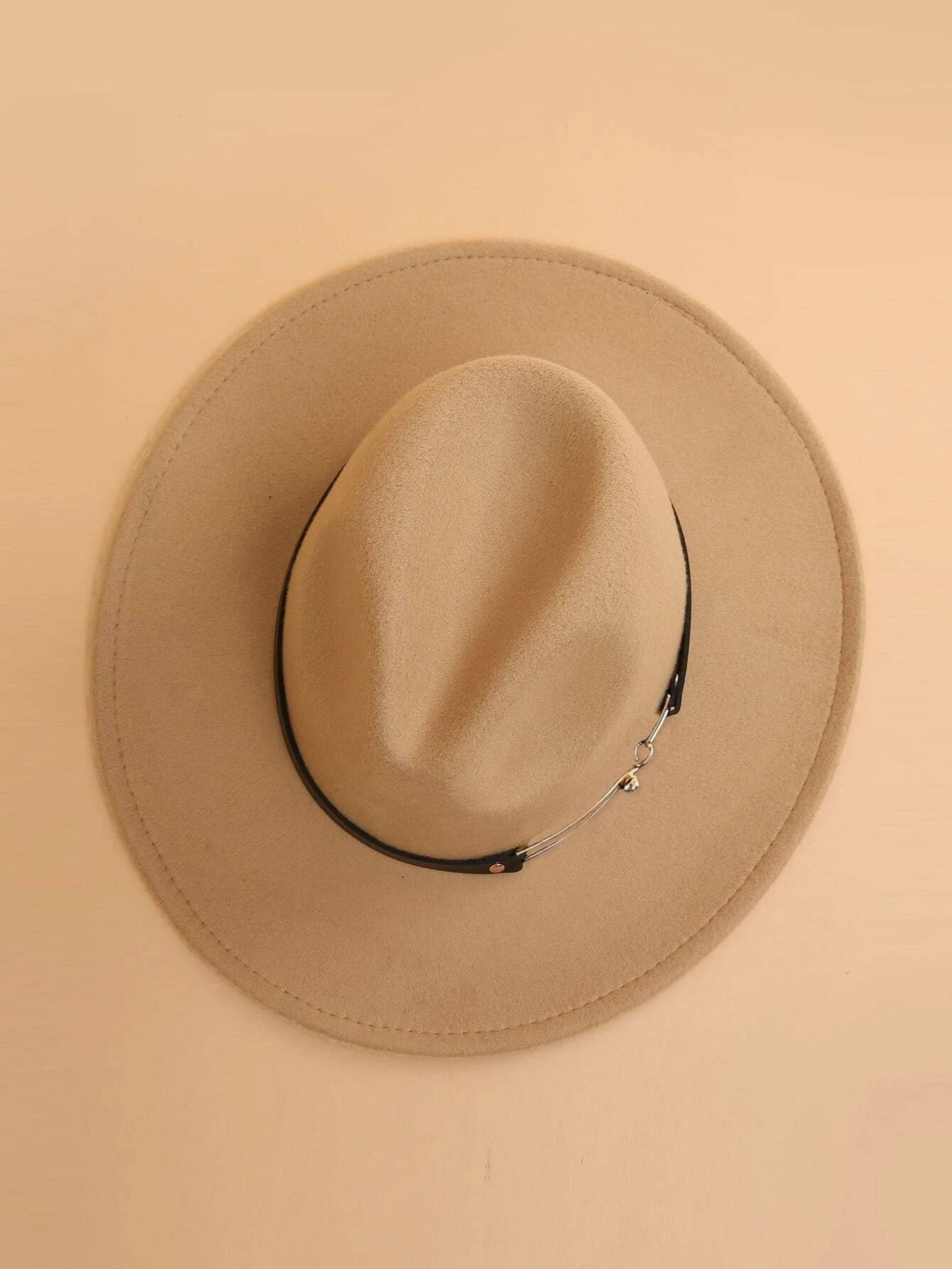 Belt Decor Fedora Hat