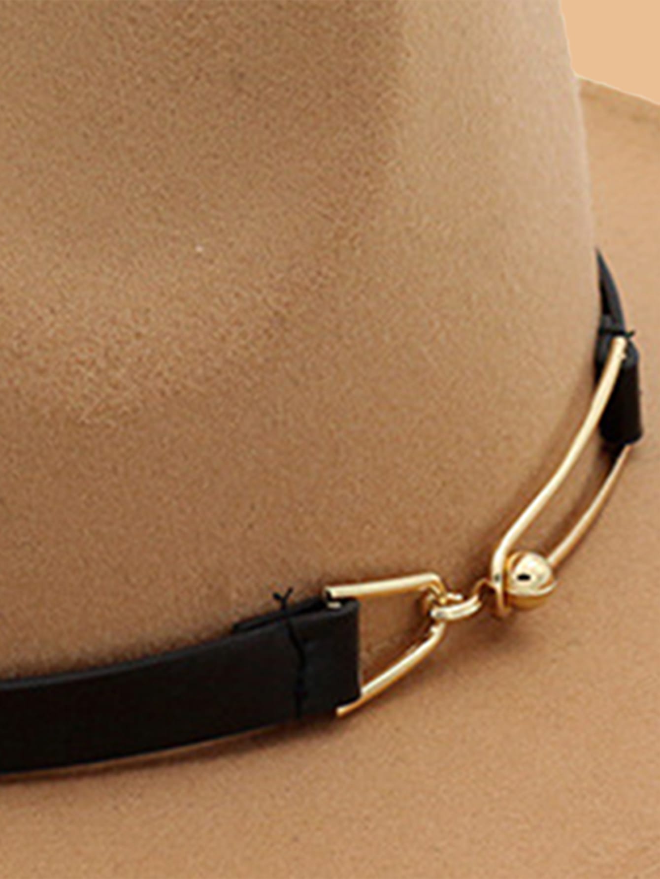 Belt Decor Fedora Hat