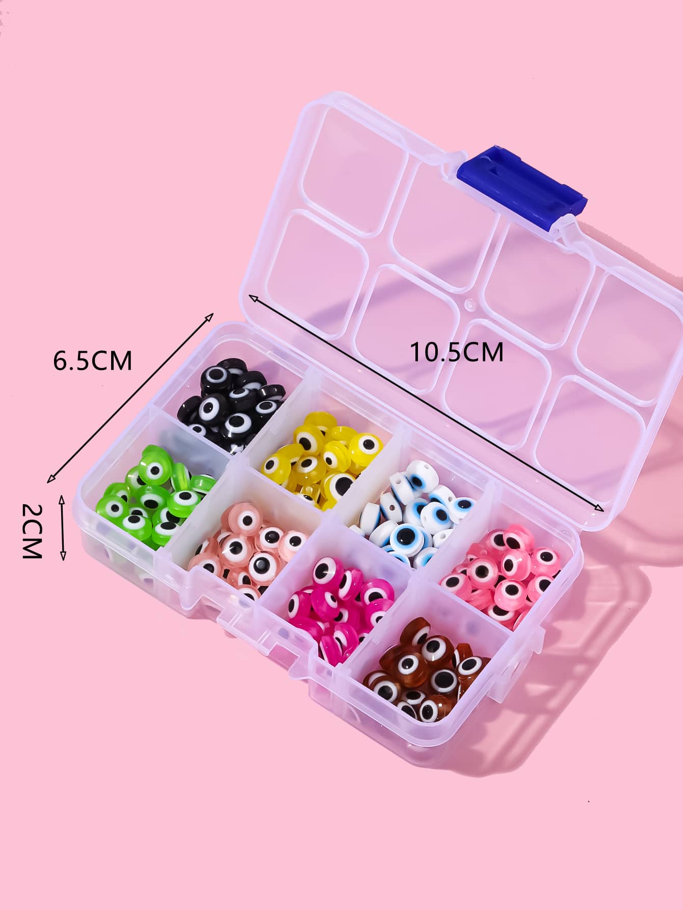 1box Evil Eye Design Bead