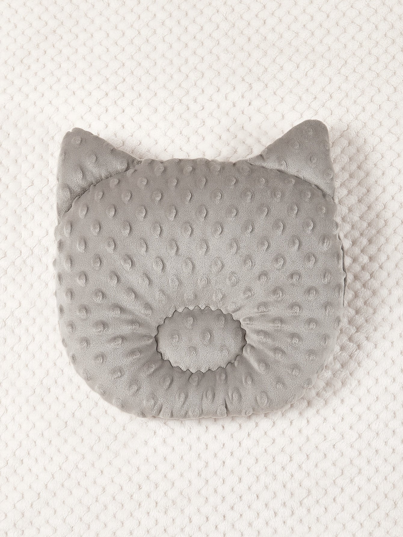 1pc Baby Solid Plush Pillow