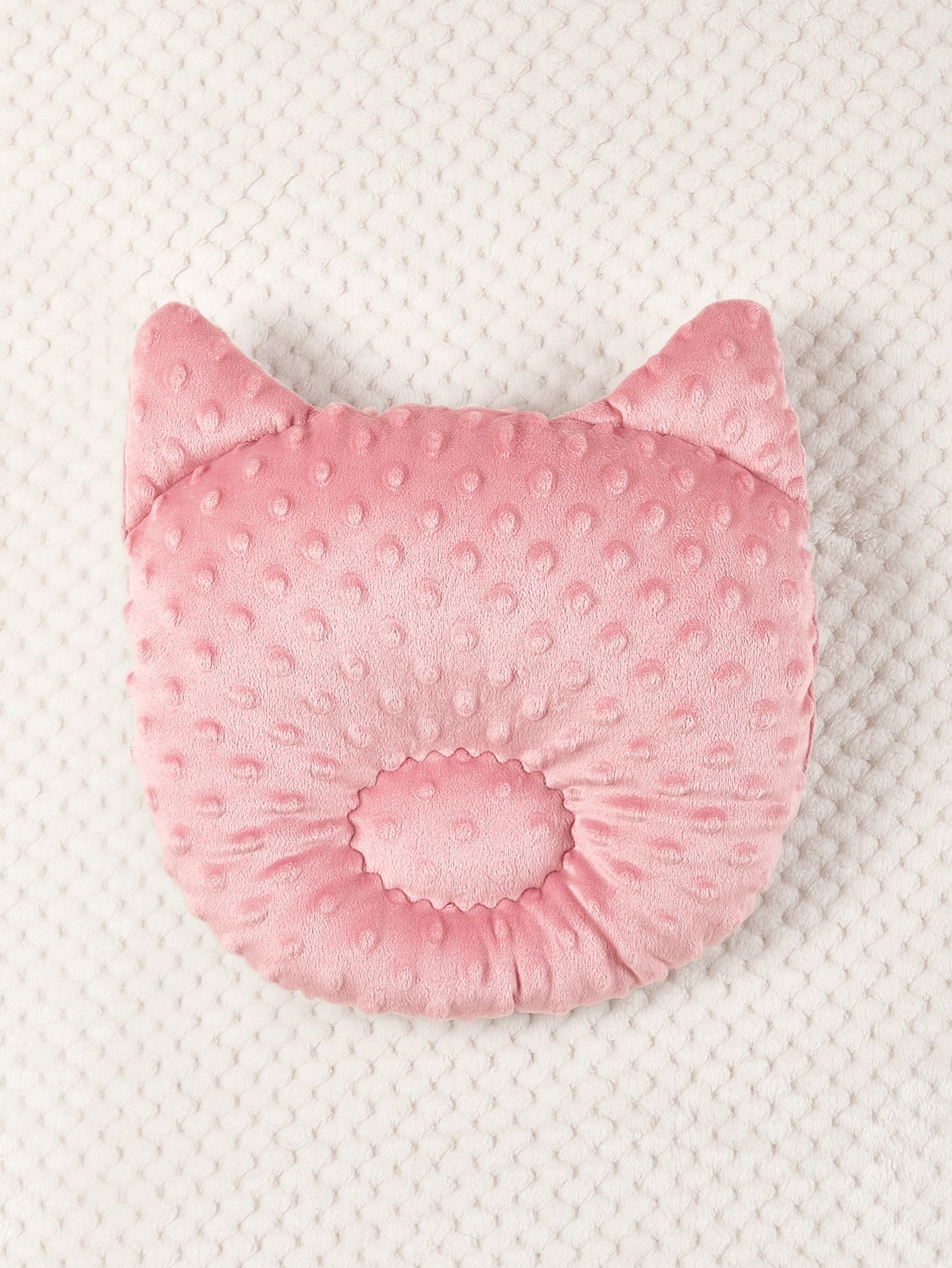 1pc Baby Solid Plush Pillow