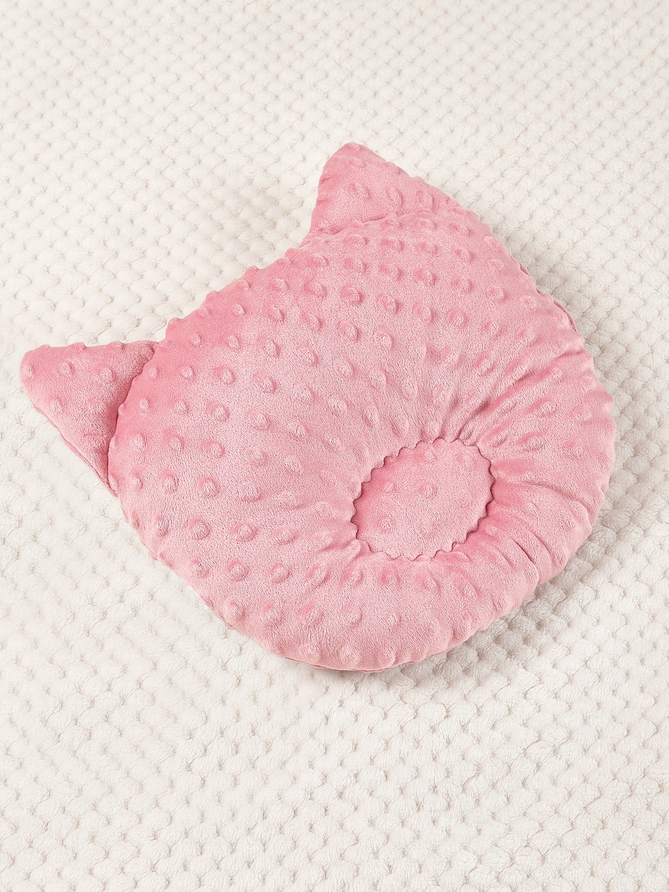 1pc Baby Solid Plush Pillow