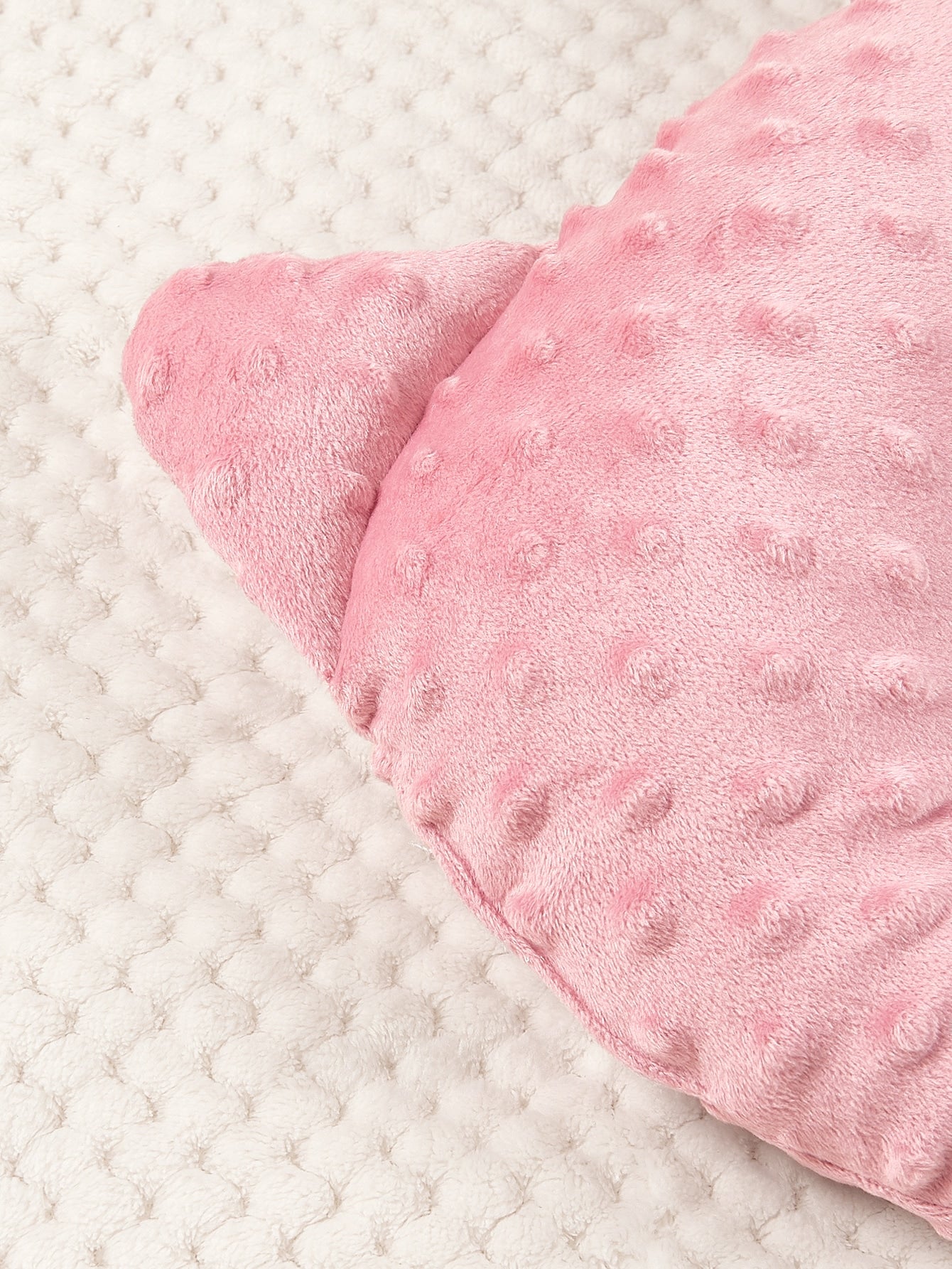 1pc Baby Solid Plush Pillow