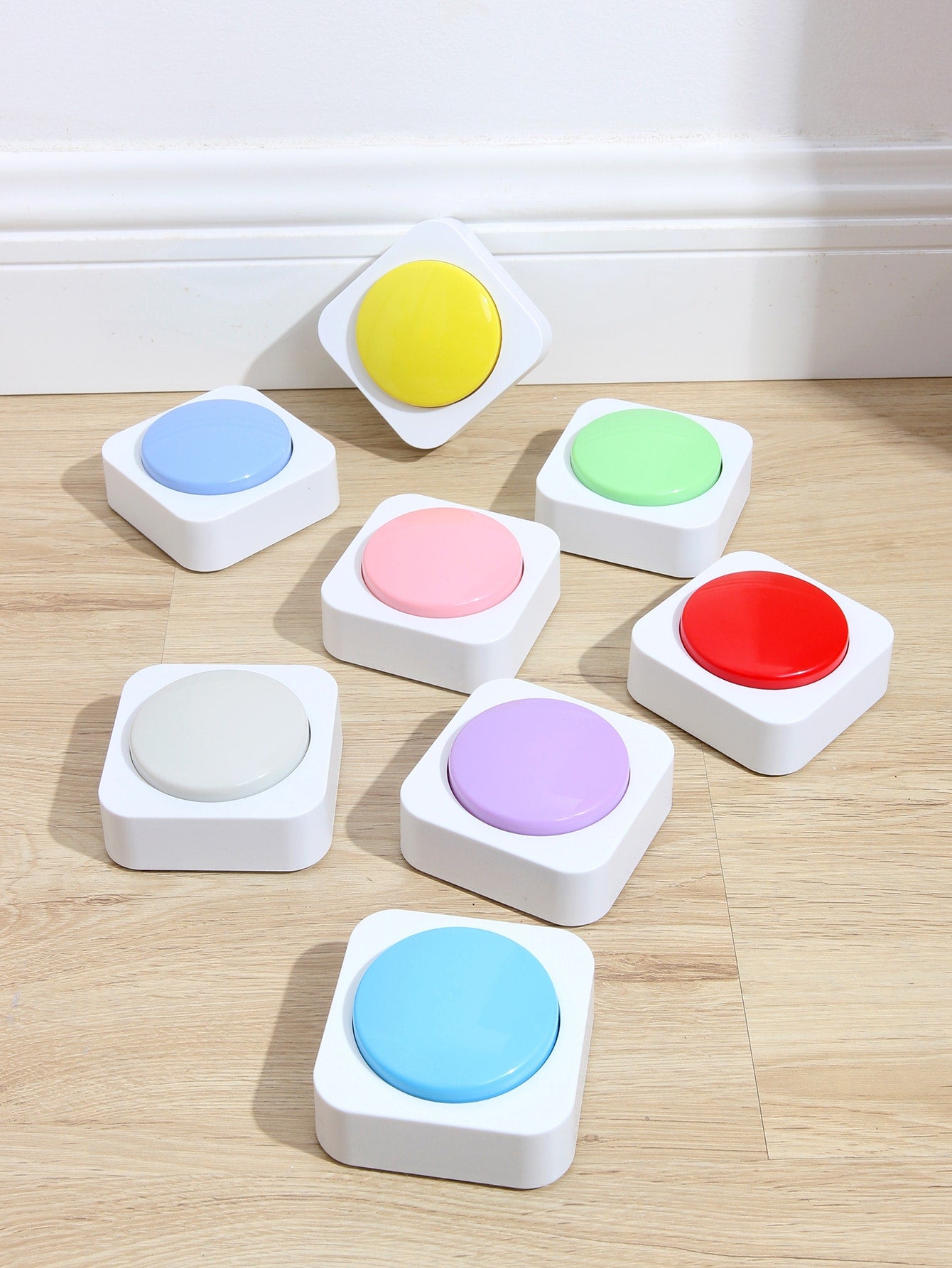 1pc Random Voice Recording Button Design Pet Communication Toy