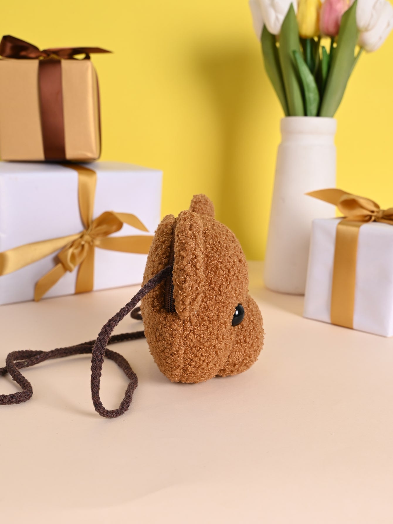 Kids Bear Design Crossbody Bag