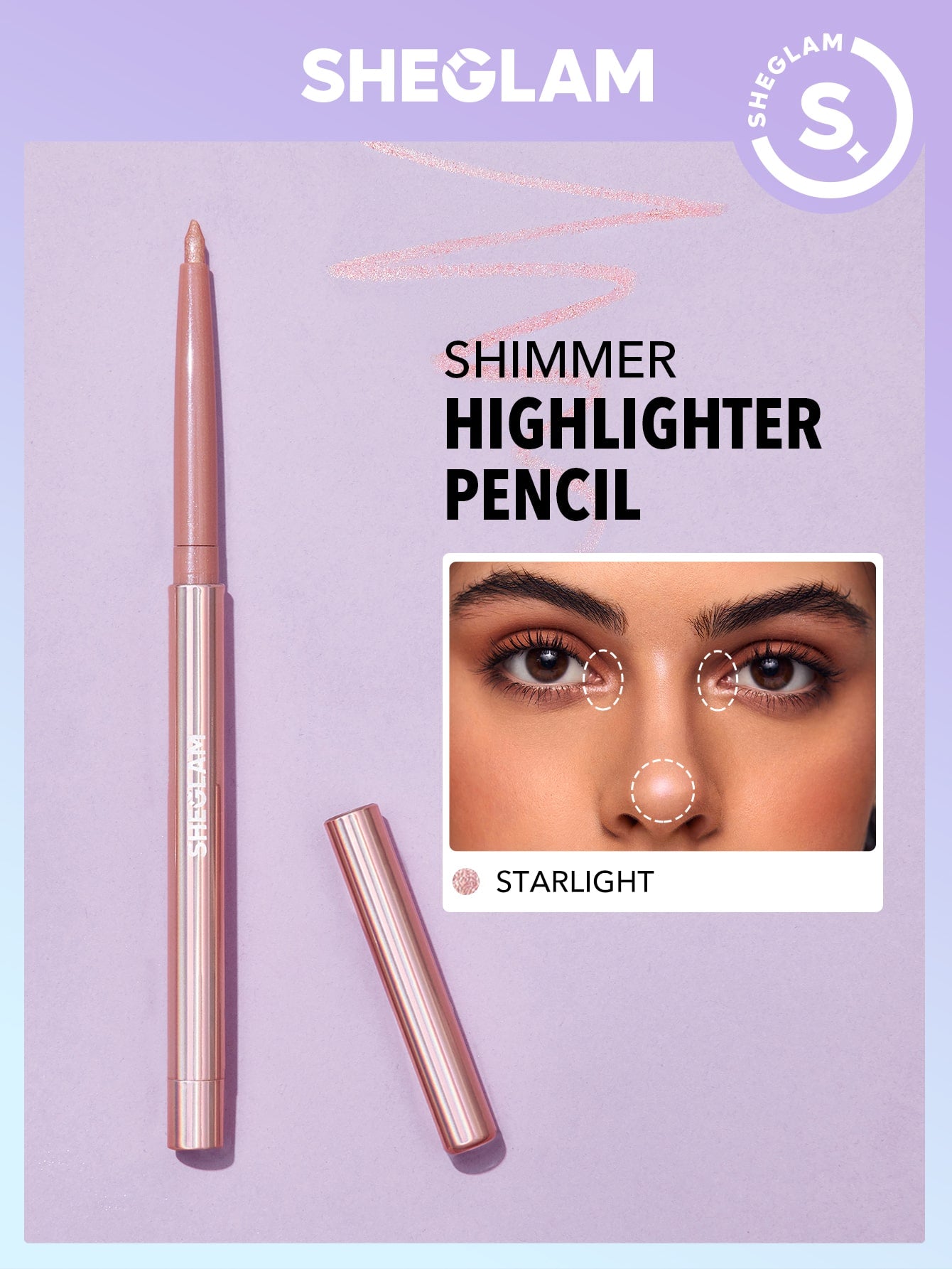 SHEGLAM Fairy Wand Precision Highlighter Pencil Cloud
