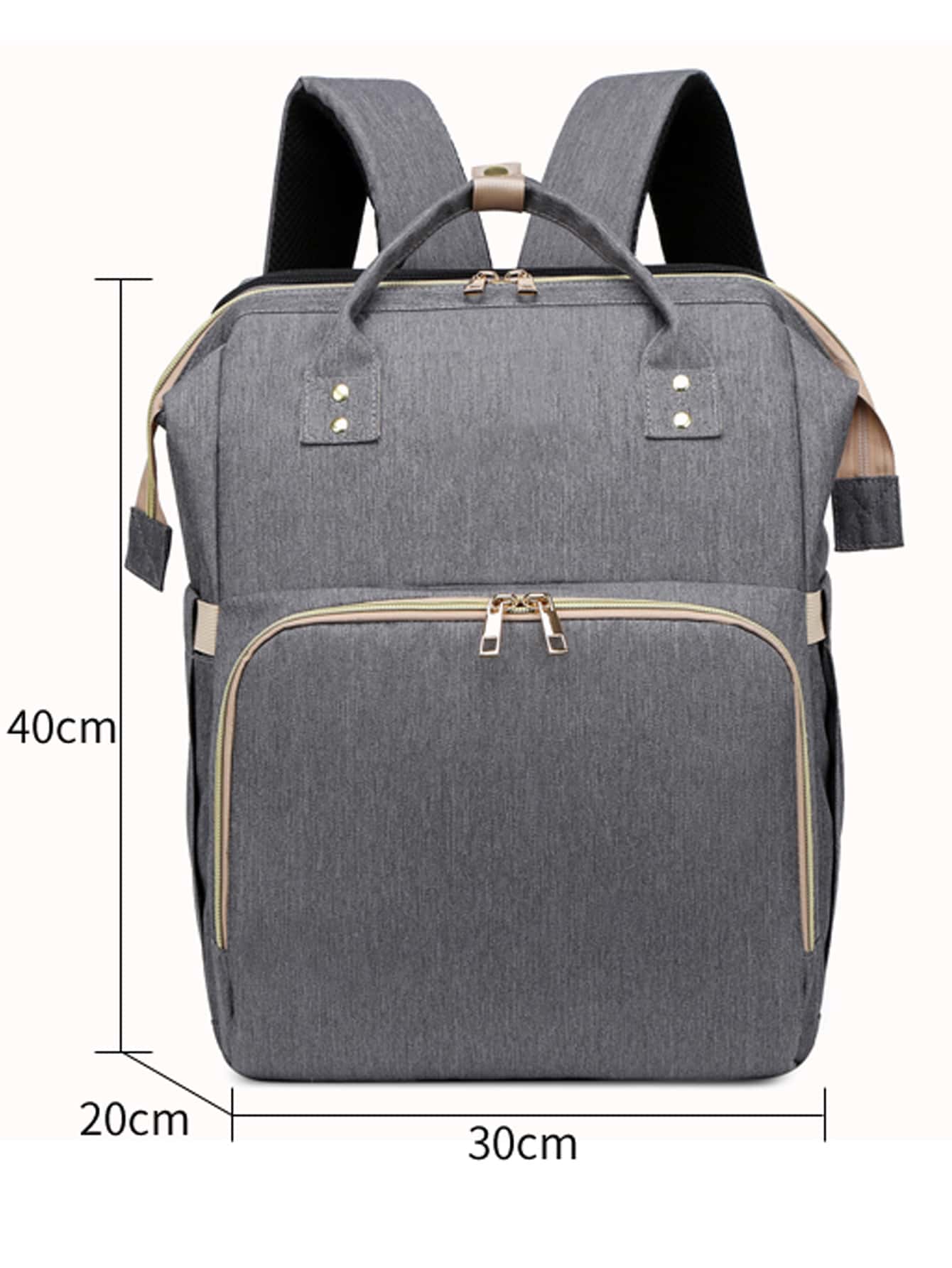 1pc Baby Foldable Bed Design Diaper Bag