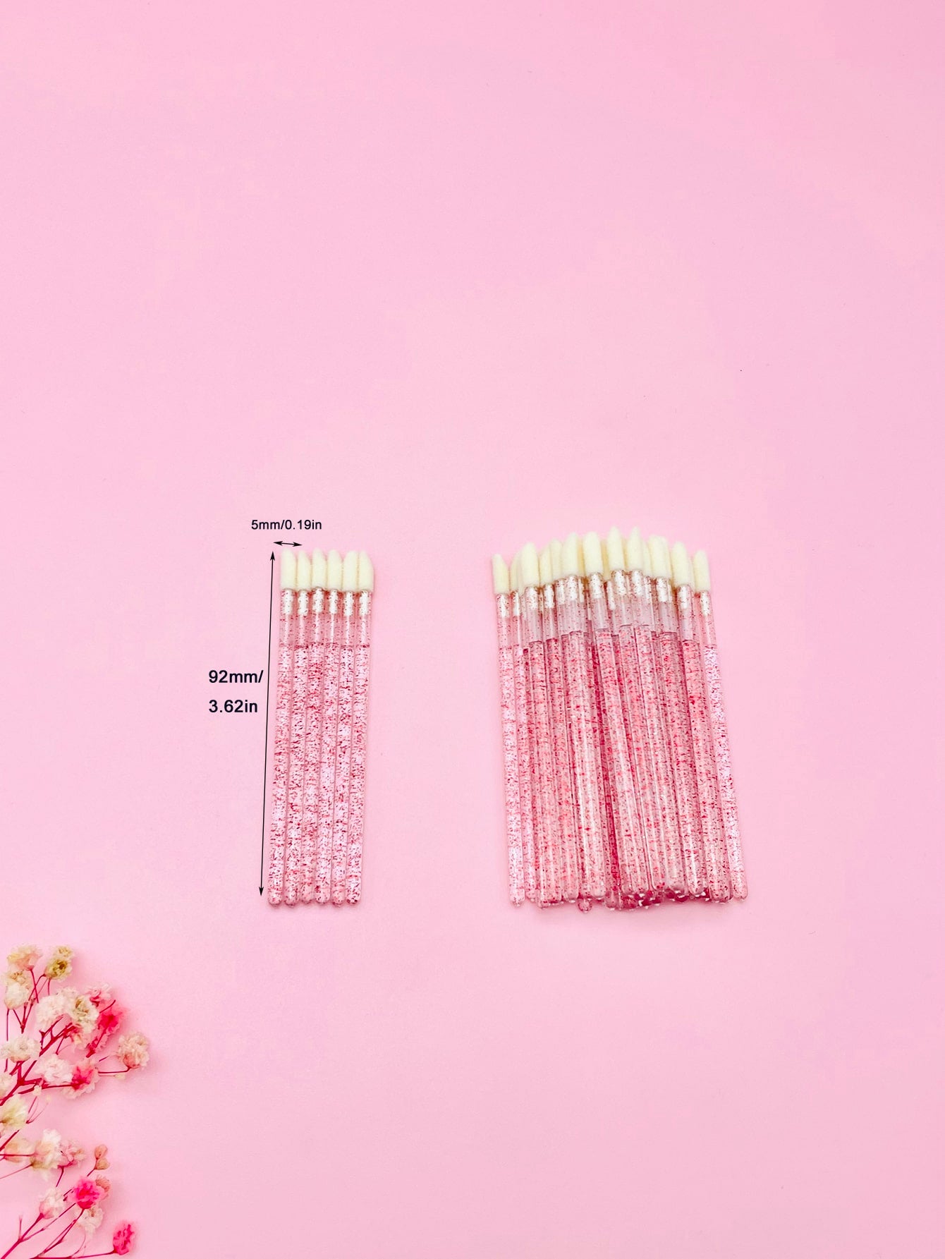 50pcs Disposable Lip Brush