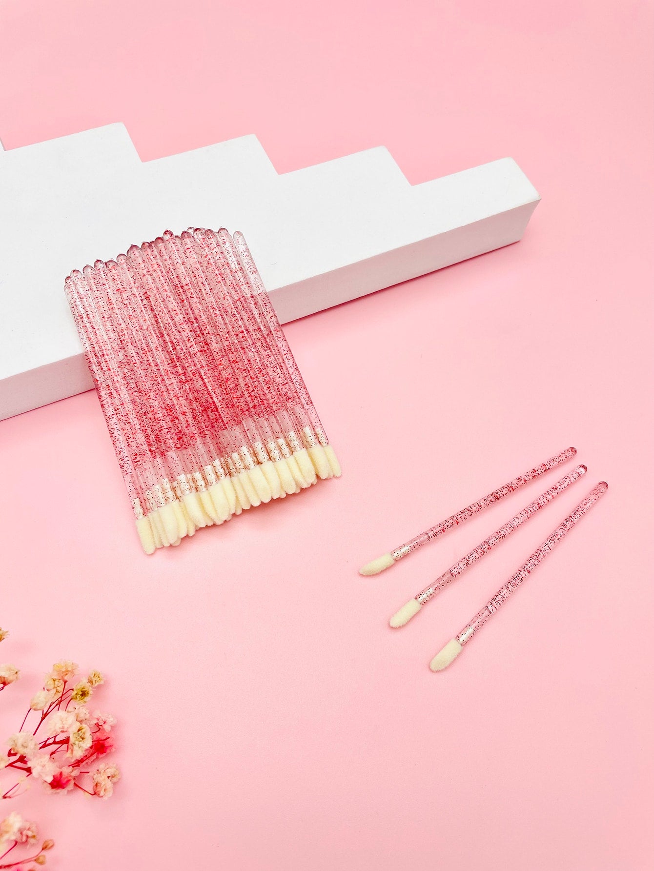 50pcs Disposable Lip Brush