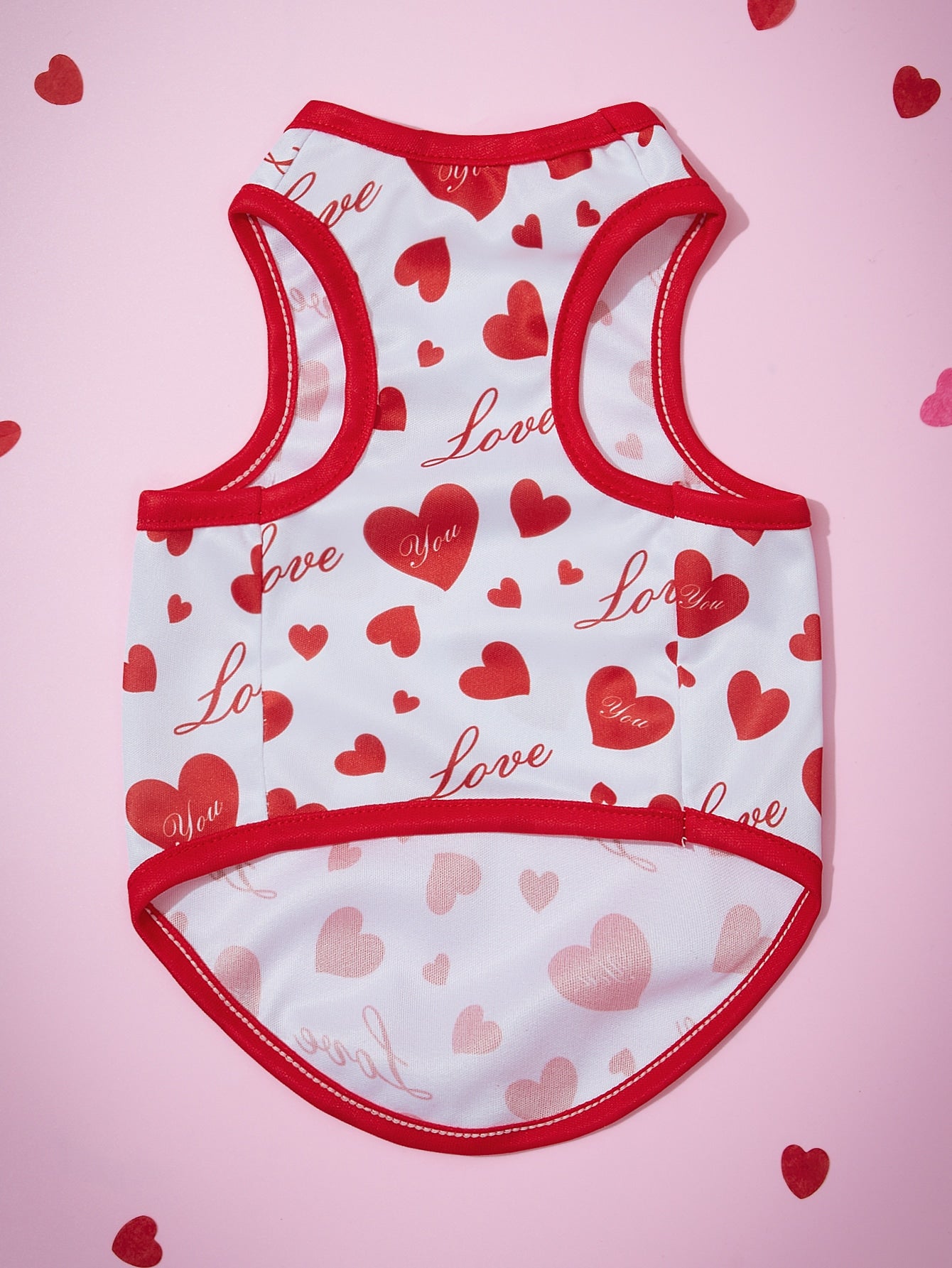 PETSIN Heart Letter Graphic Pet Tank