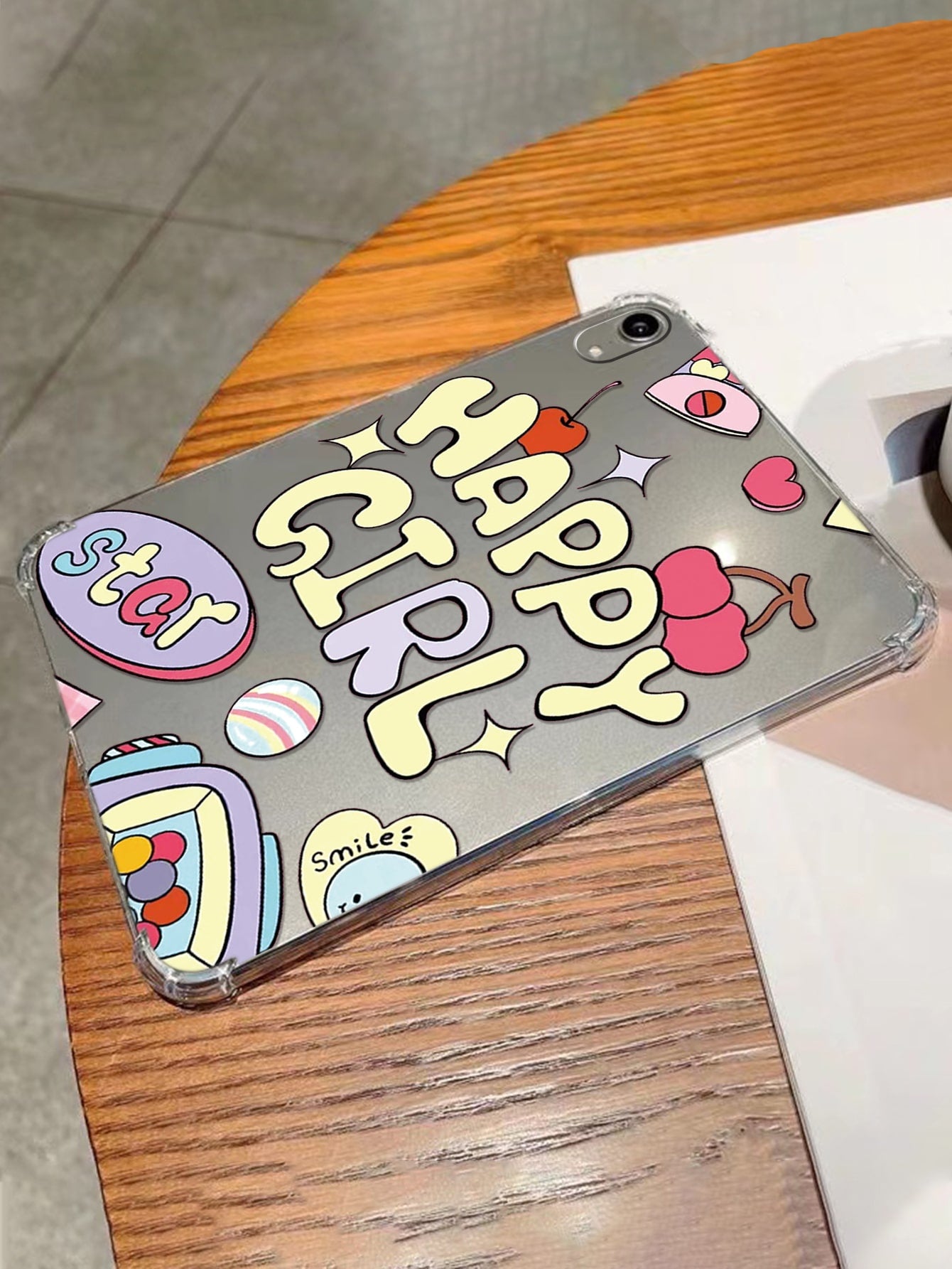 Letter Graphic Anti fall Case Compatible With iPad