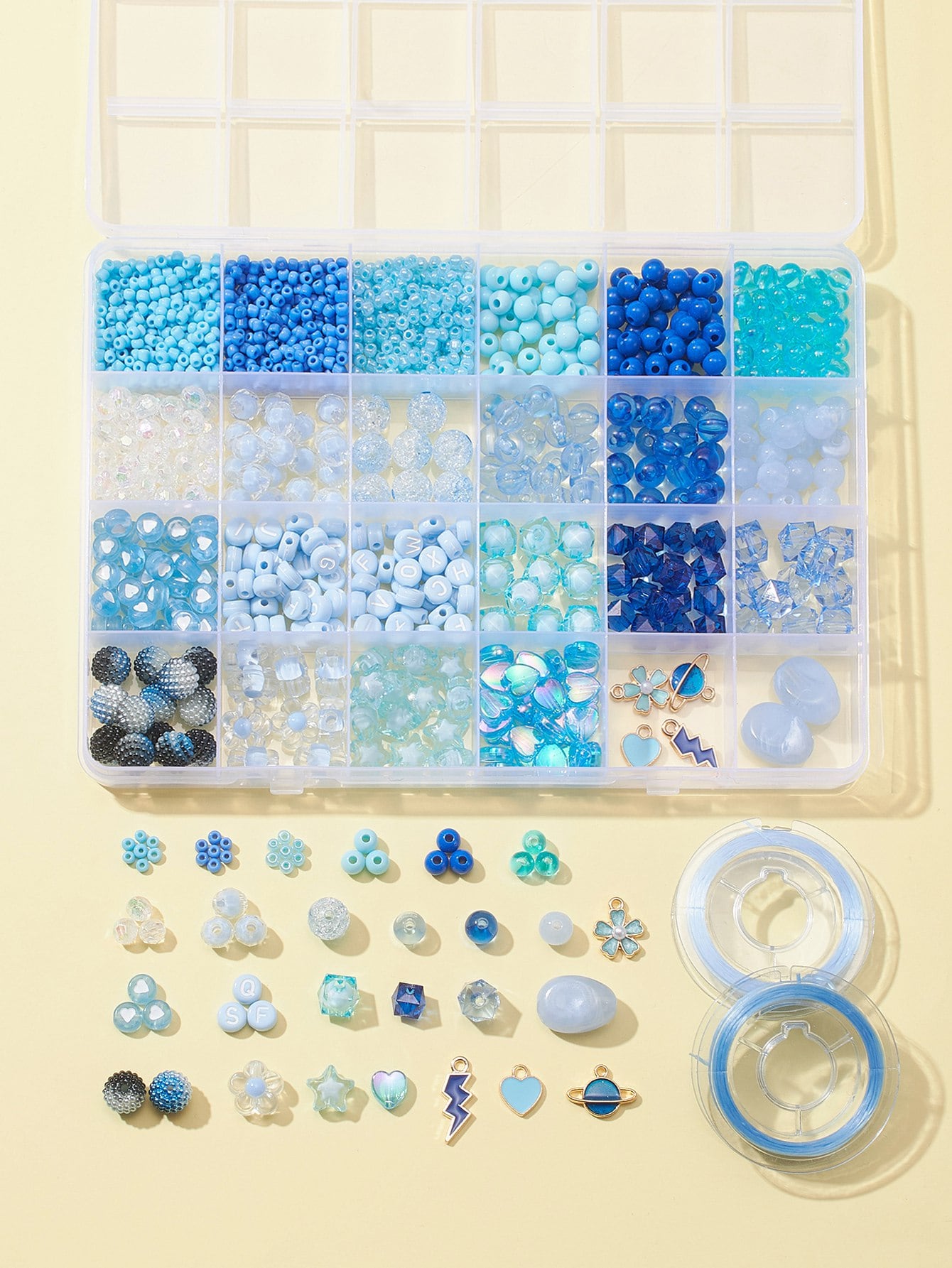 1box Bead DIY Jewelry Accessory 2rolls String
