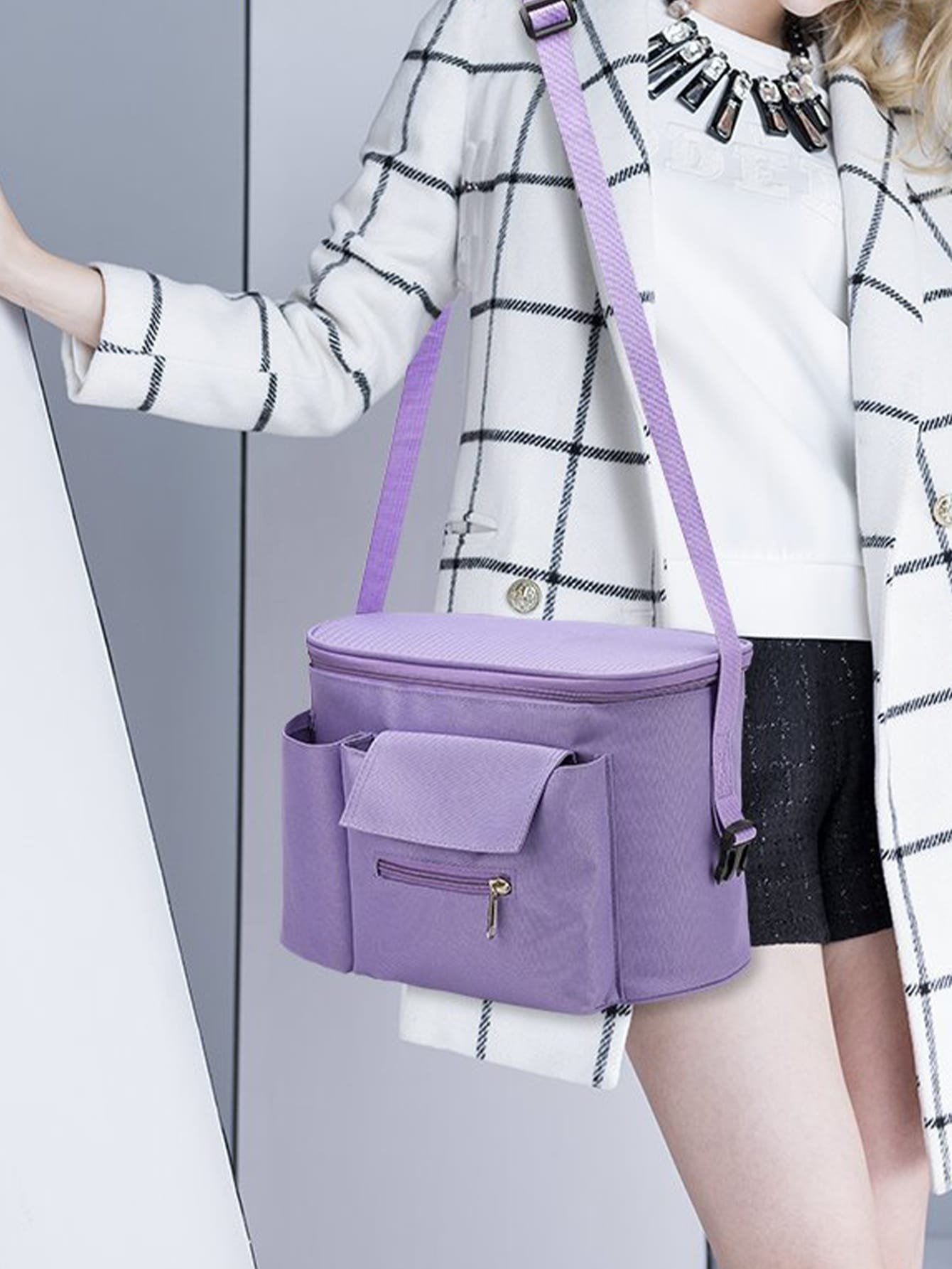 Solid Diaper Bag