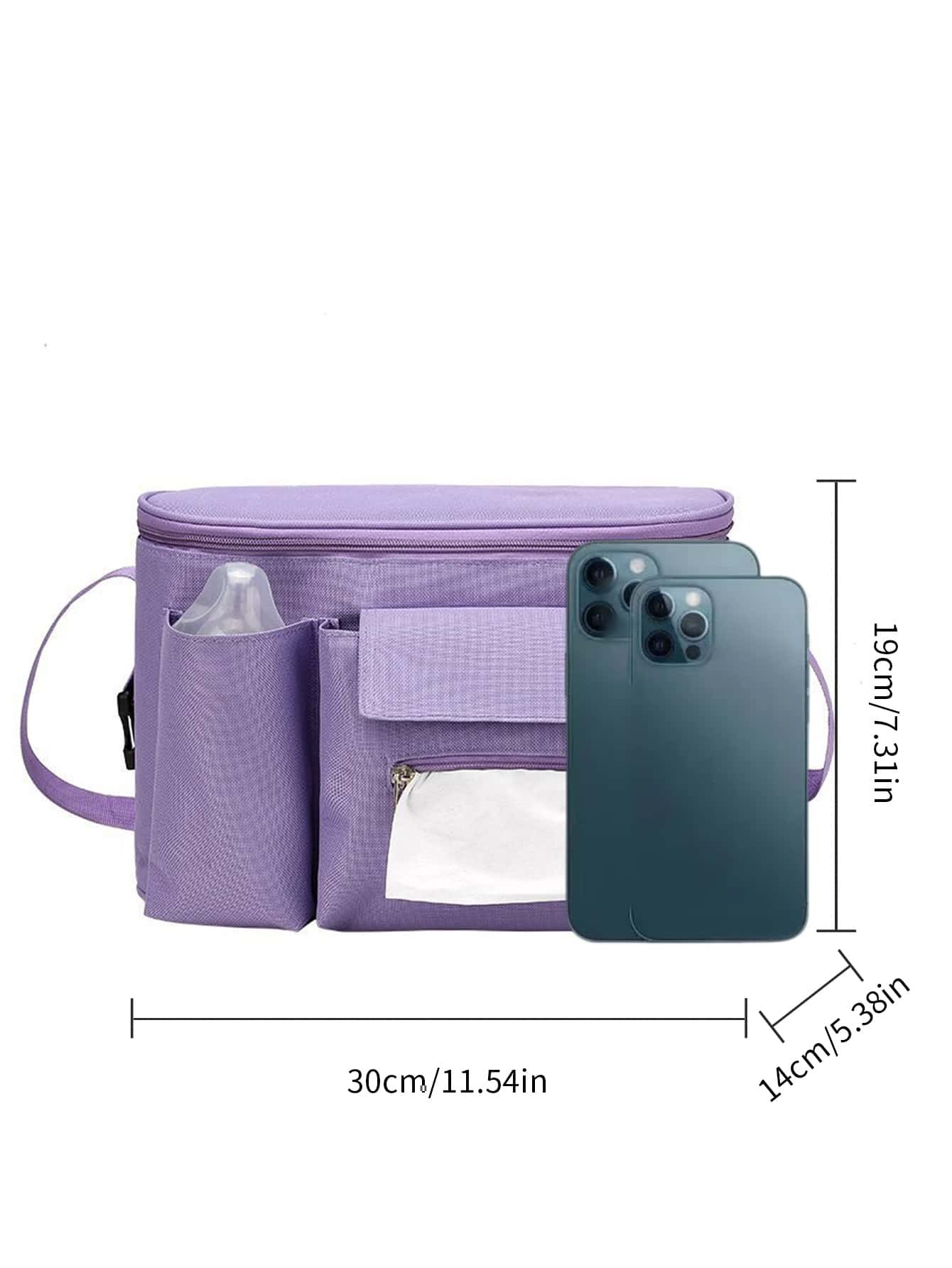 Solid Diaper Bag