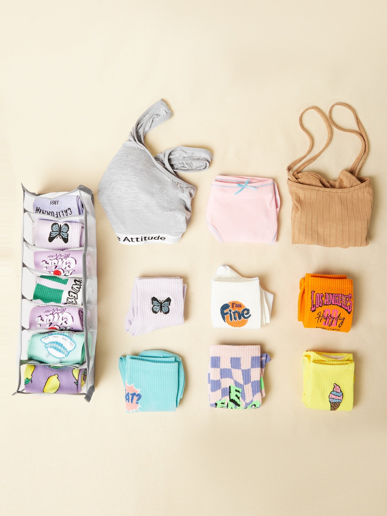 3pcs Underwear Storage Box