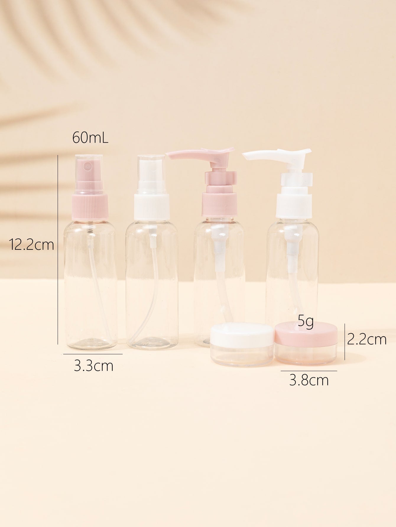 6pcs Empty Subpackage Bottle