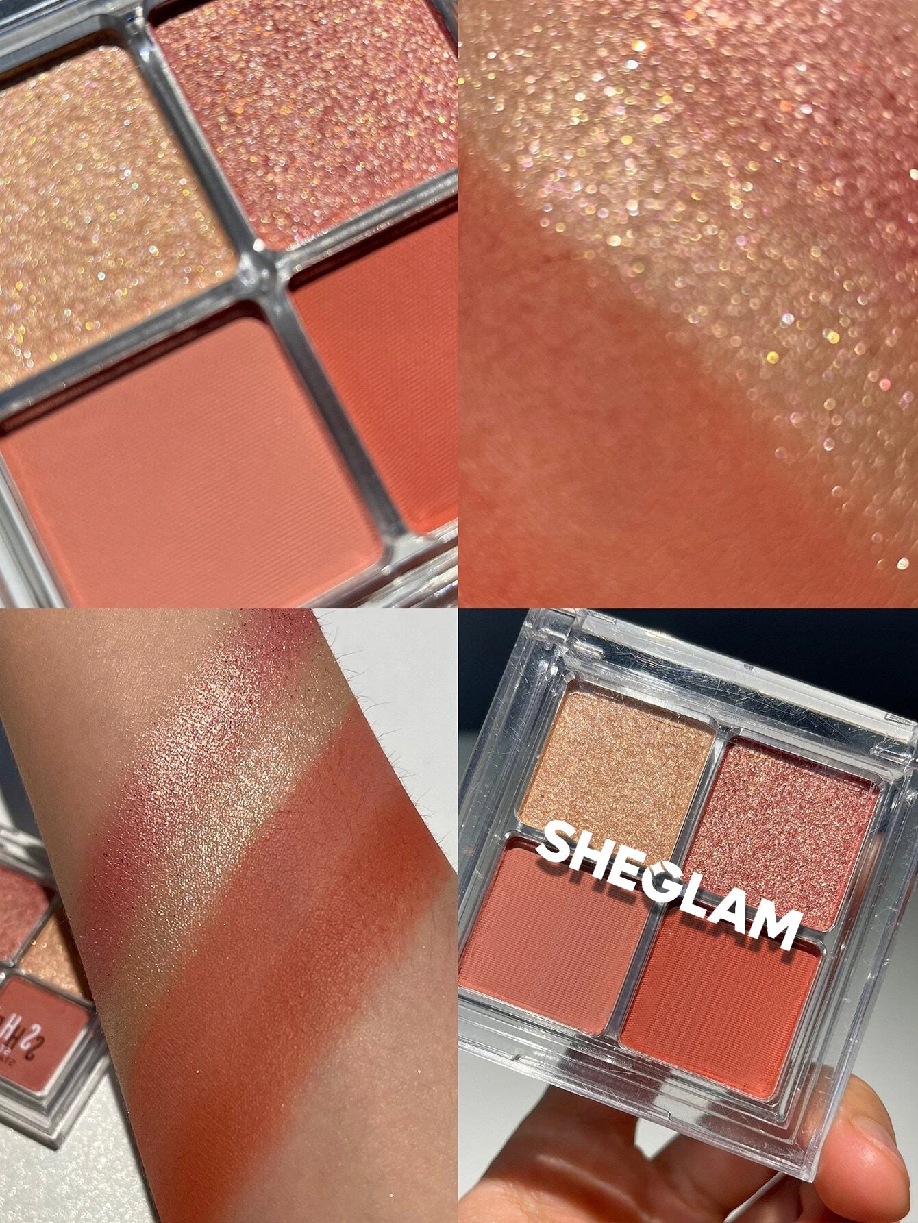 SHEGLAM Cosmic Crystal Eyeshadow Quad Charm School